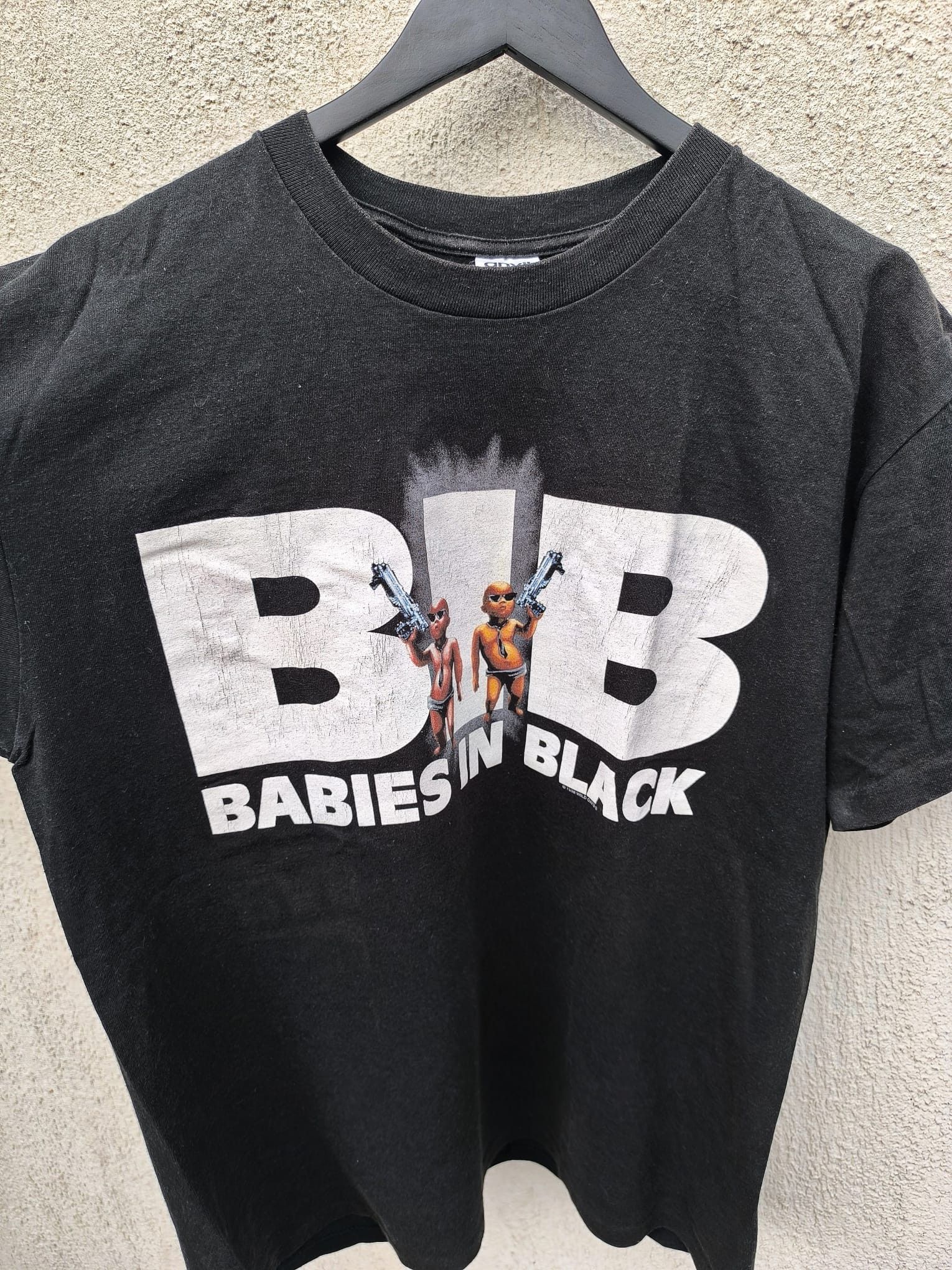 Vintage single stitch movie parody tshirt 1998 vintage men in black Size US L / EU 52-54 / 3 - 2 Thumbnail