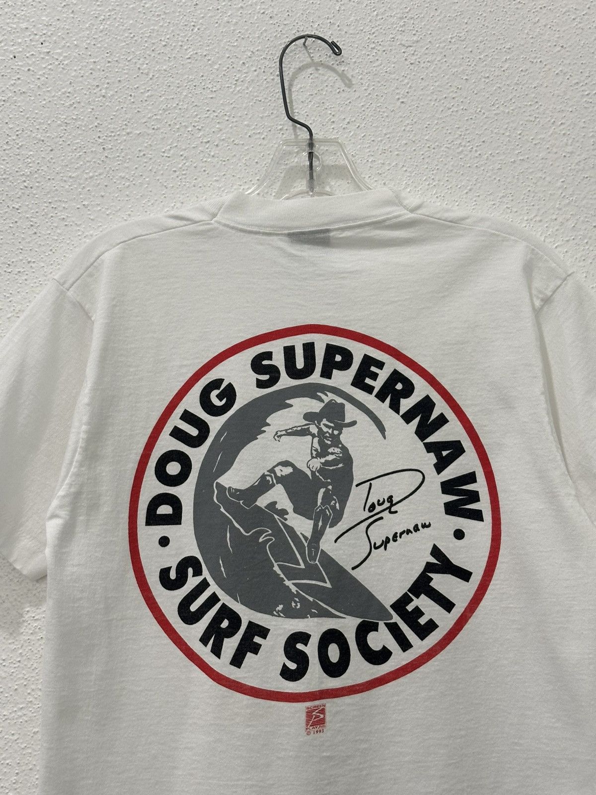 Country Road Vtg 90s Doug Supernaw Surf Society 1993 Autographed Tshirt Size US M / EU 48-50 / 2 - 2 Thumbnail