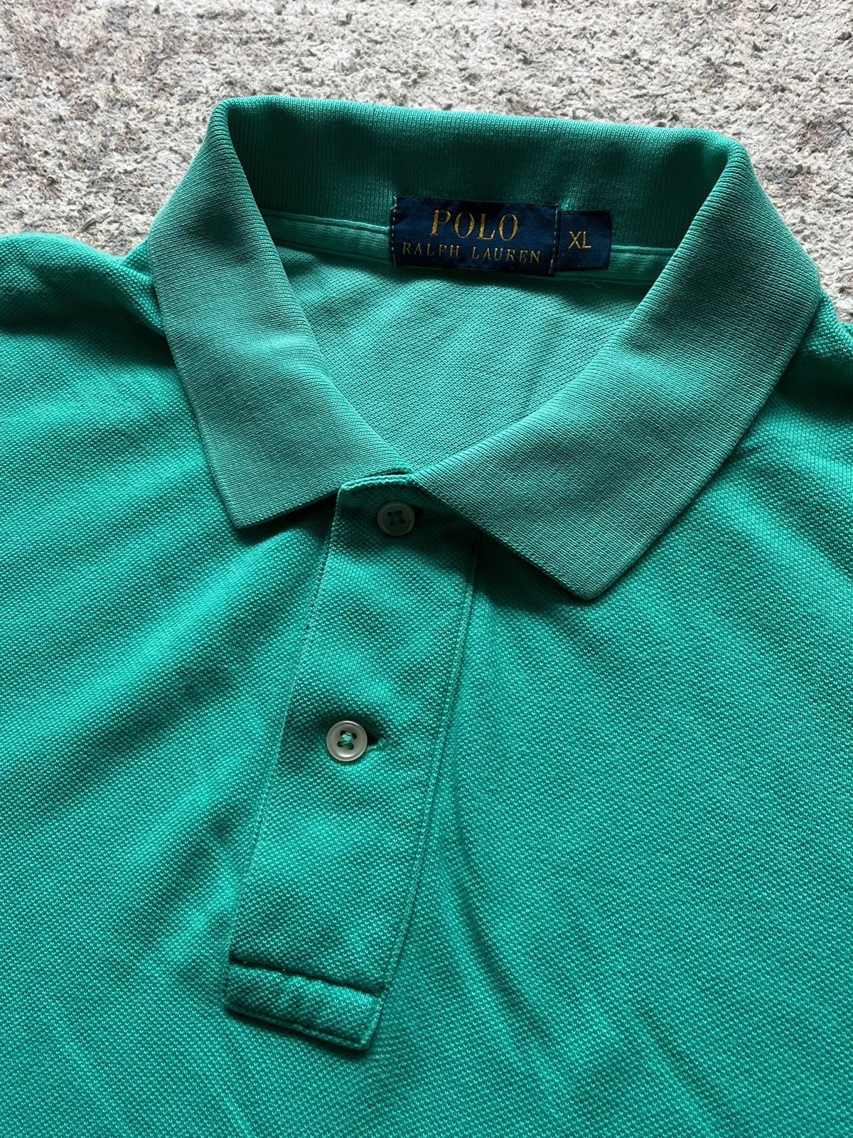 Polo Ralph Lauren Polo Ralph Lauren Small Pony Green Polo Shirt Rare Sz XL Size US XL / EU 56 / 4 - 4 Thumbnail