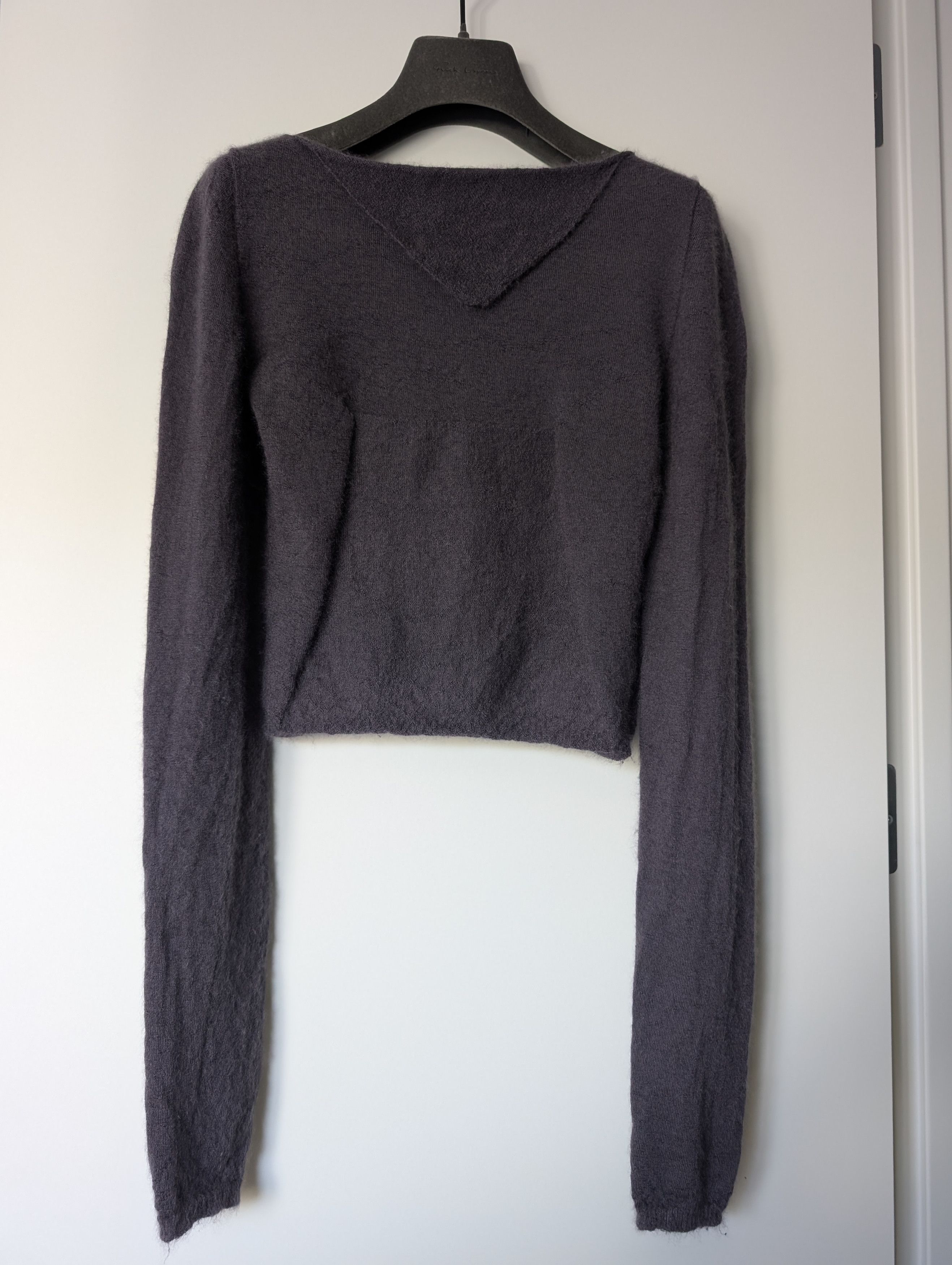Rick Owens FW21 Runway Column Knit Eggplant Size M / US 6-8 / IT 42-44 - 1 Thumbnail