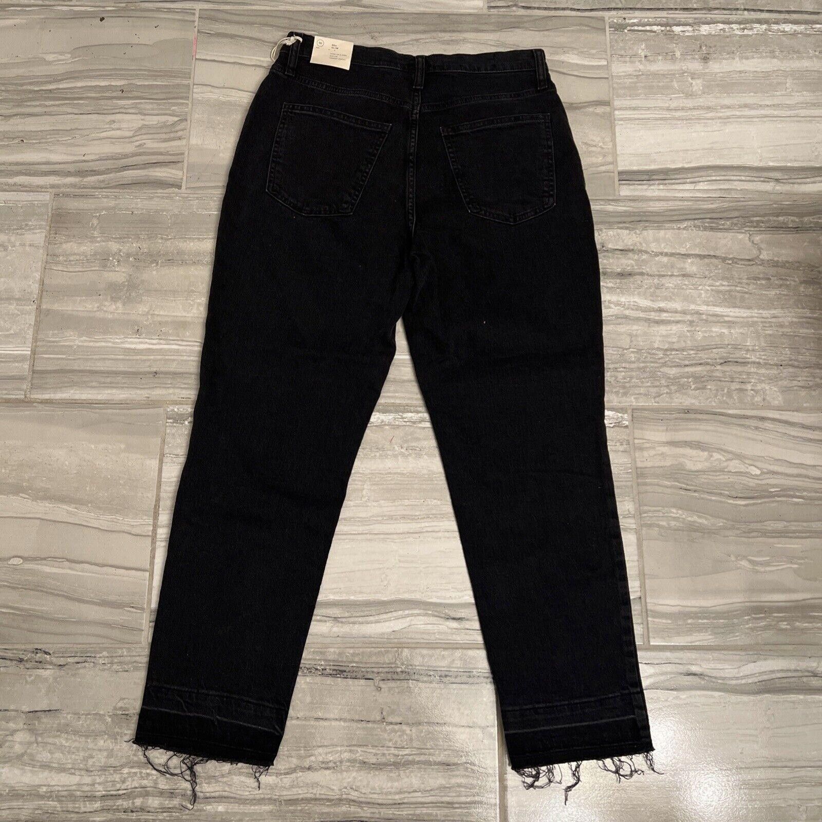 Designer Universal Thread Womens Black Denim High Rise Vintage Jeans Size 32" / US 10 / IT 46 - 6 Thumbnail