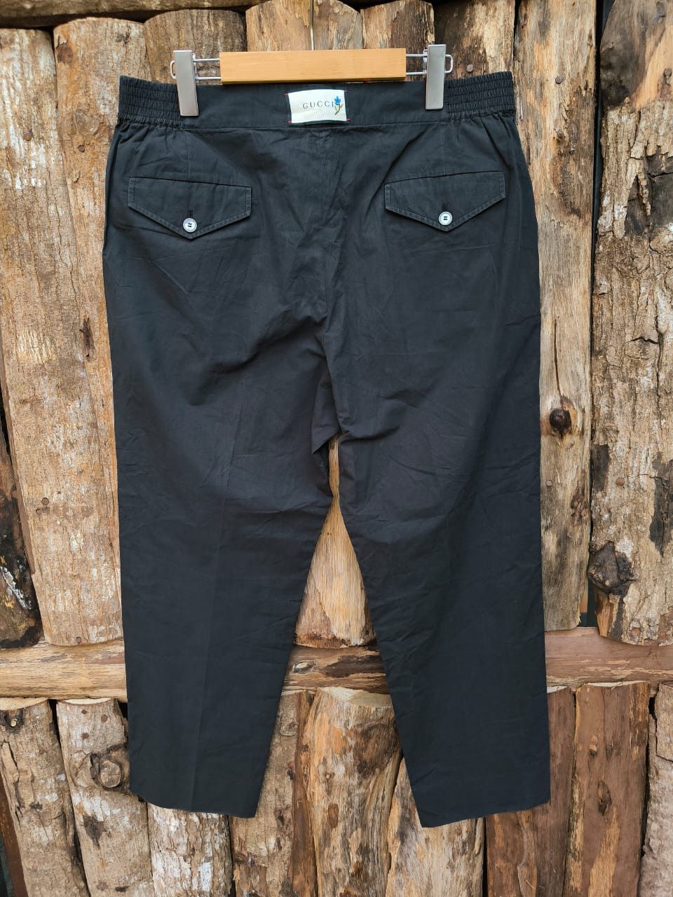 Gucci Trousers Gucci heavy cotton pop line pants patch Size 36" / US 14 / IT 50 - 1 Thumbnail