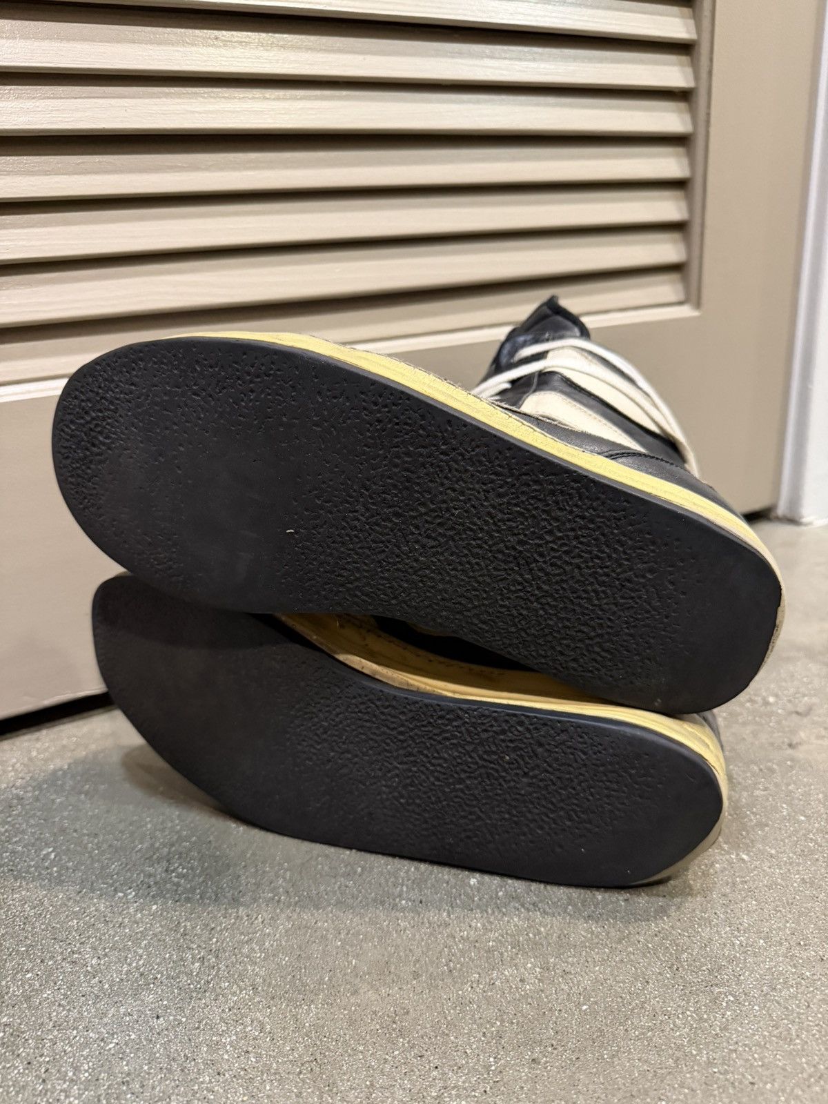 Rick Owens AW06 Oreo Geobasket Dunks Size US 9.5 / EU 42-43 - 7 Thumbnail