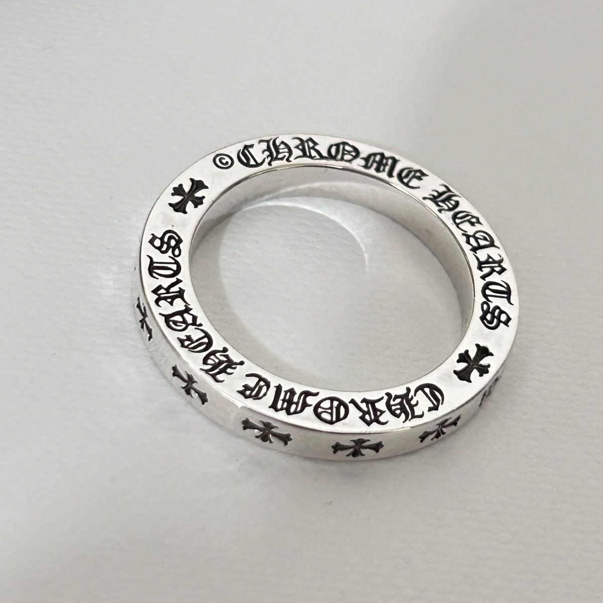 Chrome Hearts Chrome Hearts Vegas Fuck You Spacer 3mm Ring - 7US