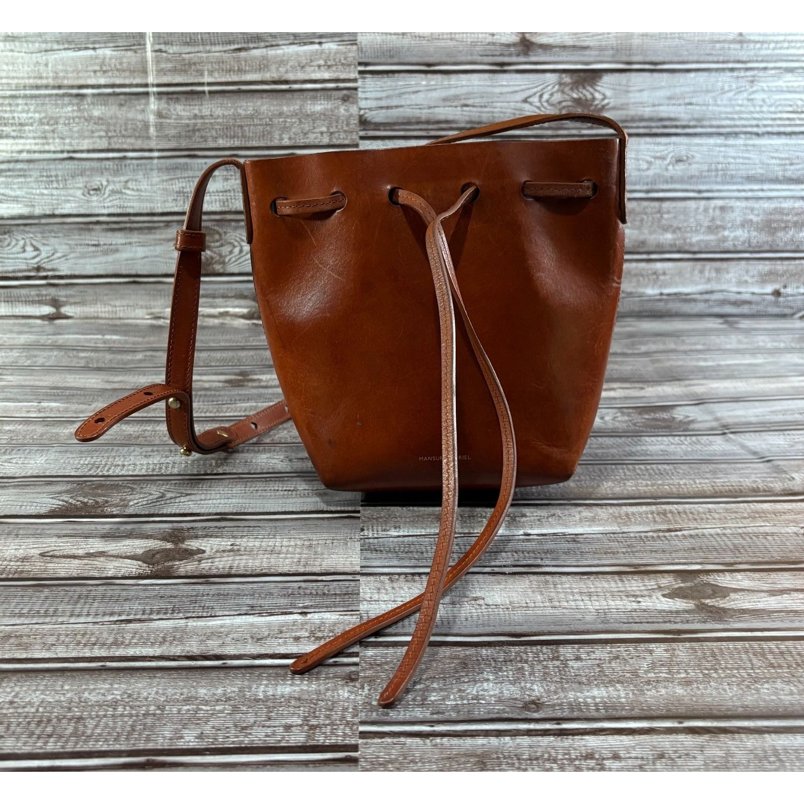 Mansur Gavriel Mansur Gavriel Mini Bucket Leather Crossbody Bag mspr $495 Size ONE SIZE - 2 Thumbnail