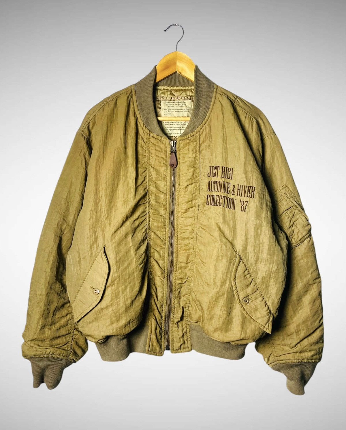 BIGI Just Bigi Bomber Jacket Size US XL / EU 56 / 4 - 1 Thumbnail