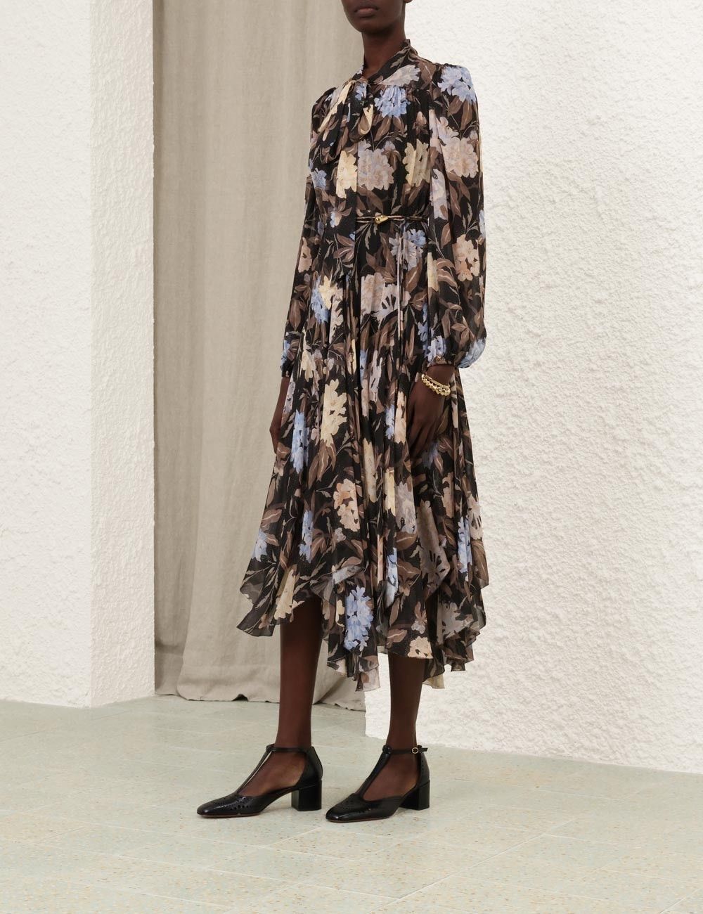 Zimmermann oc11z0825 Eden Handkerchief Dress in Multicolor Size M / US 6-8 / IT 42-44 - 3 Thumbnail