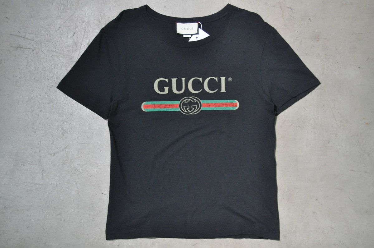 Gucci Gucci - Oversized Washed Tee Size US S / EU 44-46 / 1 - 4 Thumbnail
