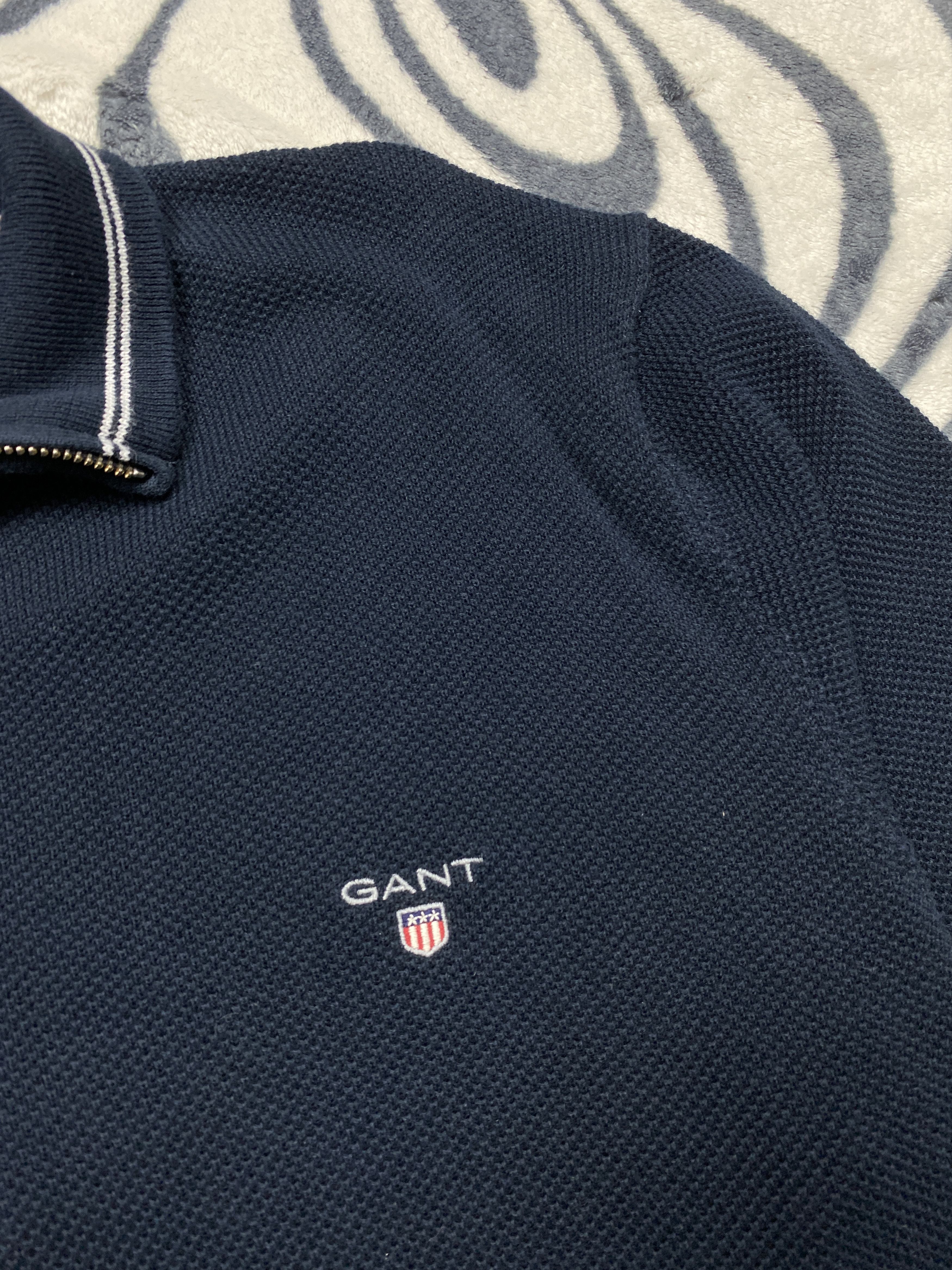 Gant × Vintage Gant Vintage Mens Quarter Zip Sweater Size US XXL / EU 58 / 5 - 3 Thumbnail