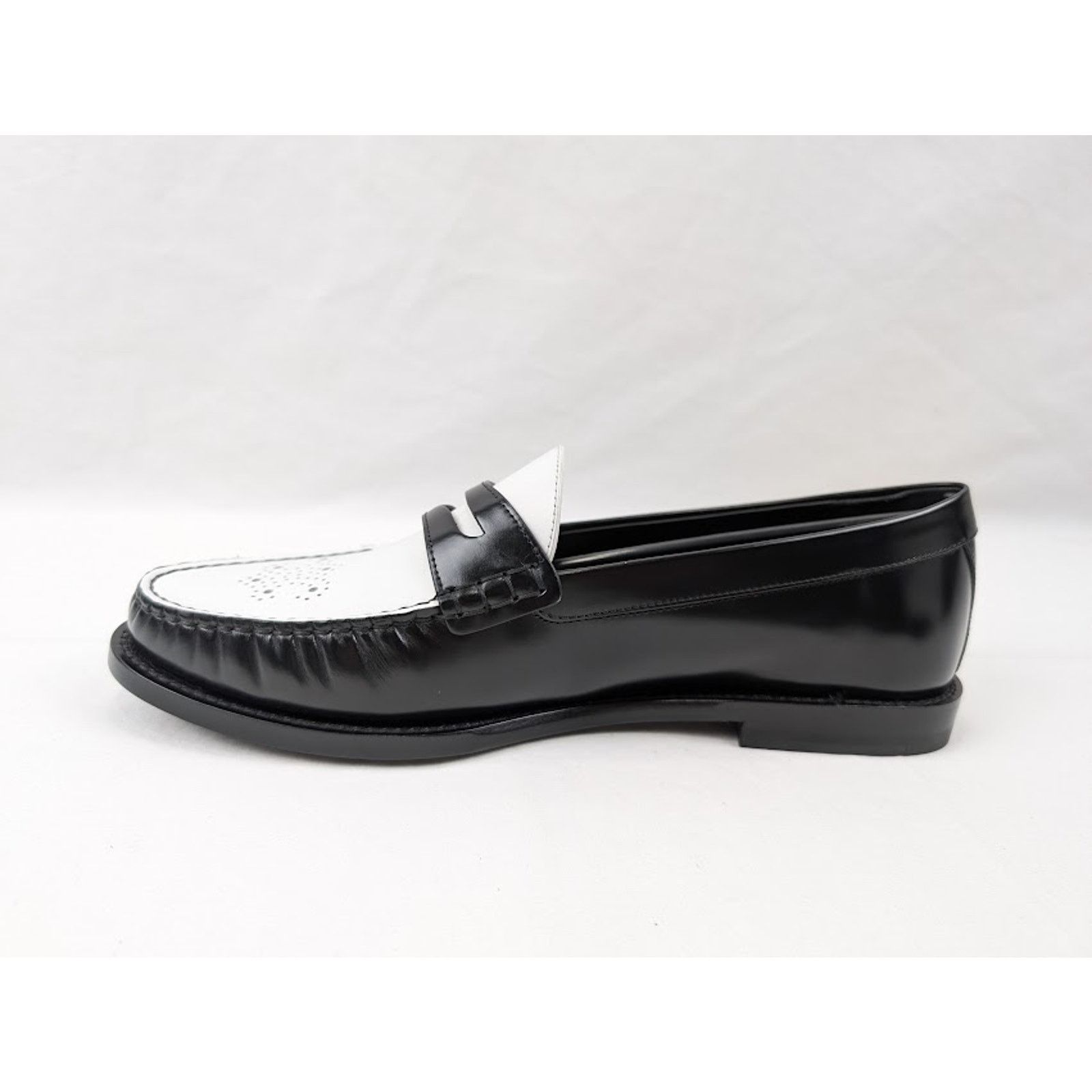 Celine o1rshd1 Loafers 15 in Black/Optic White Size US 11 / EU 44 - 7 Thumbnail