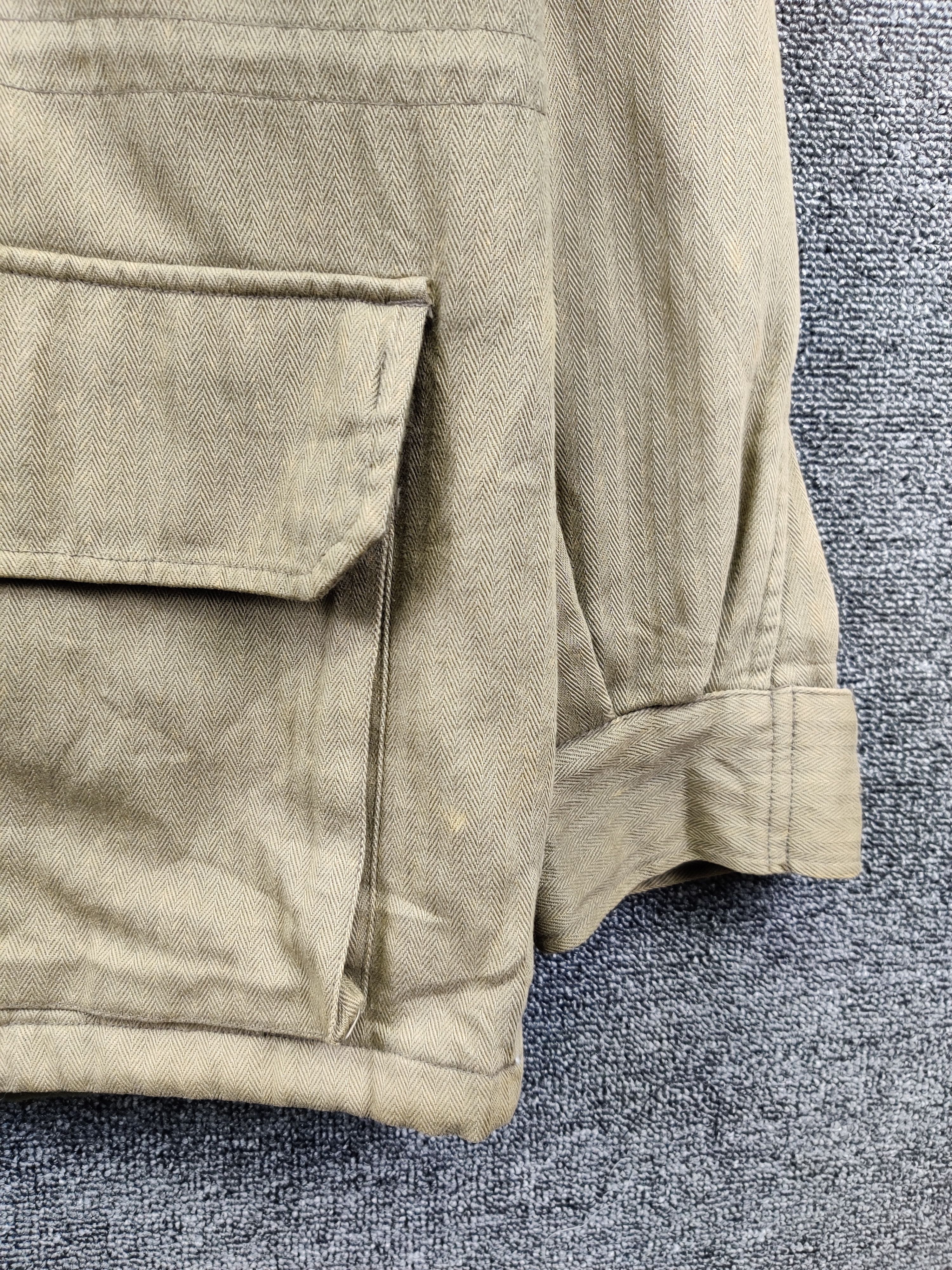 Vintage Vintage French Authentic OG Military Jacket Olive Green Size US L / EU 52-54 / 3 - 3 Thumbnail