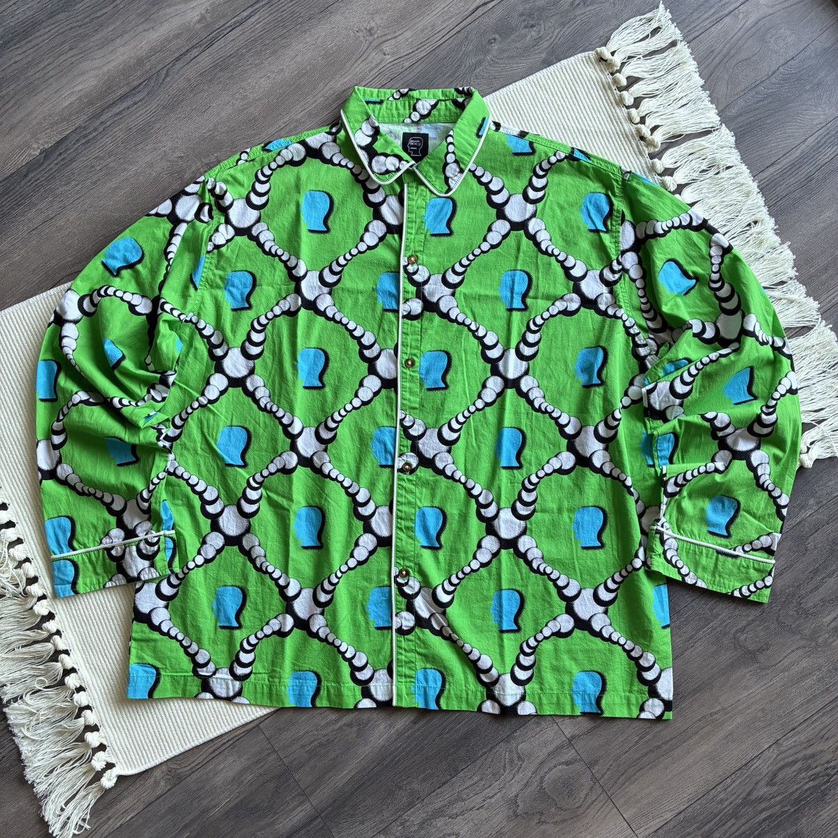 Brain Dead BRAIN DEAD Bubble Pajama Top Green Shirt Size US XL / EU 56 / 4 - 3 Thumbnail