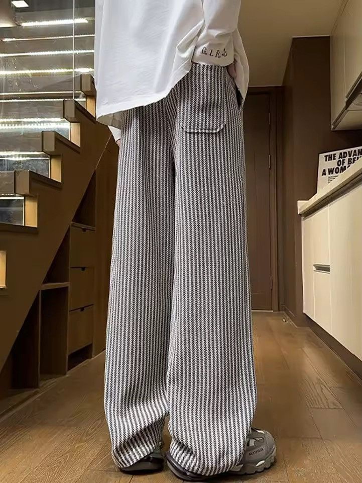 Japanese Brand Cozy Striped Casual Streetwear Comfortably Pants Trousers Size US 30 / EU 46 - 6 Thumbnail