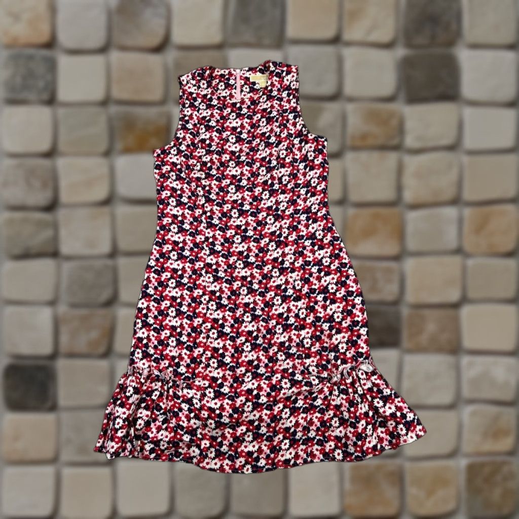 Michael Kors Michael Kors Dress Womens 4 Floral Bodycon Multicolor Sleeveless Short Viscose Casual Party/Cocktail Summer Spring Ladies Size S / US 4 / IT 40 - 1 Thumbnail