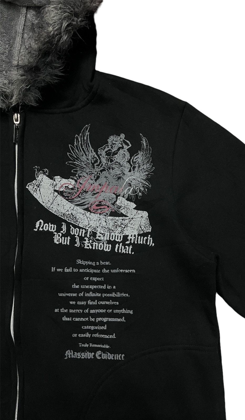 Hysteric Glamour THERE IS A WAITING PERSON IMPALA FUR ZIP HOODIE Size US L / EU 52-54 / 3 - 2 Thumbnail