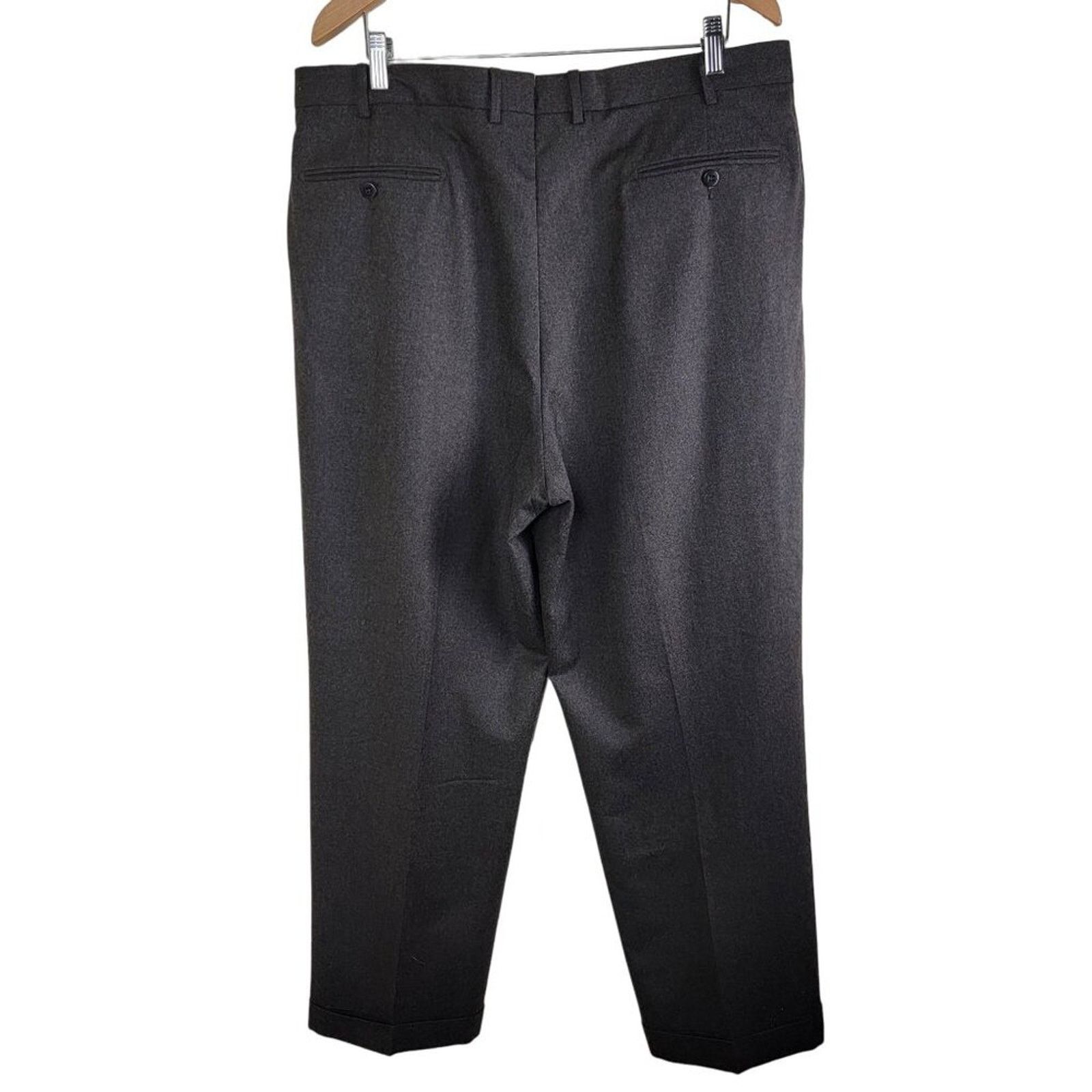 Ermenegildo Zegna Ermenegildo Zegna Tweed Wool Trouser Pants Mens 38R 75L102 Size US 38 / EU 54 - 2 Thumbnail