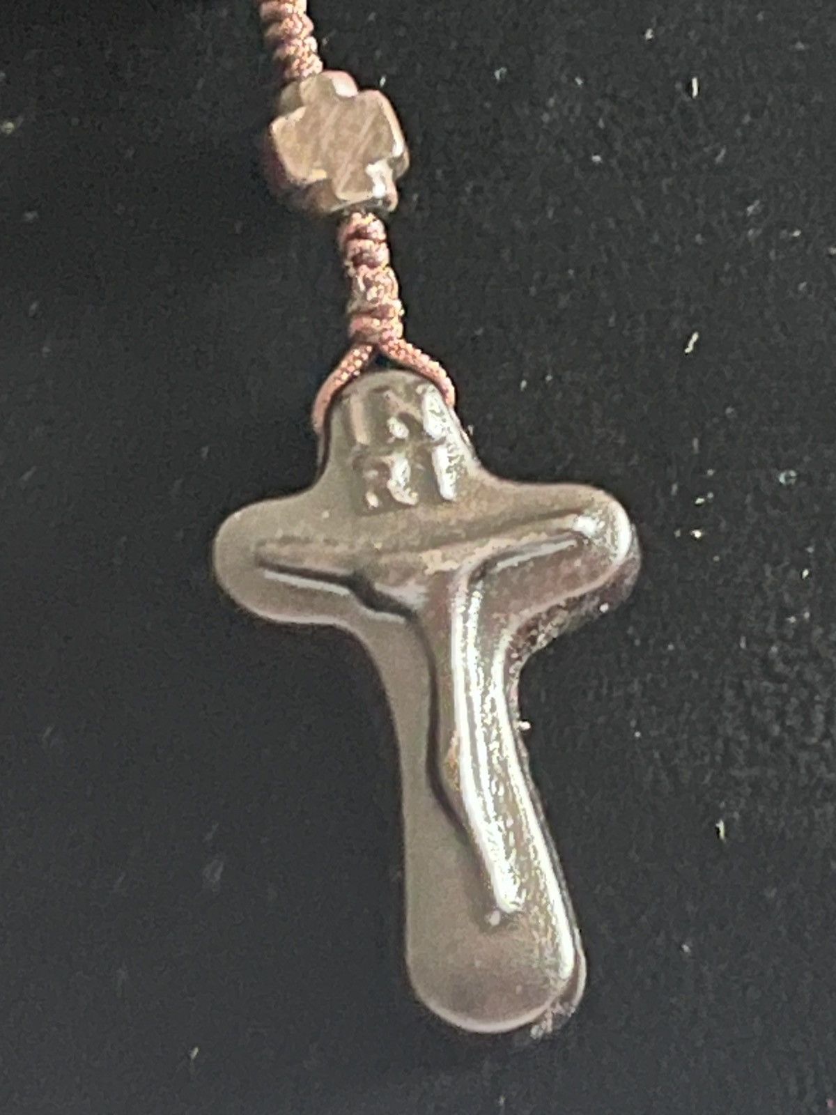 Other Madonna of the Streets Amethyst & Dark Wood Paracord Rosary Size ONE SIZE - 4 Thumbnail