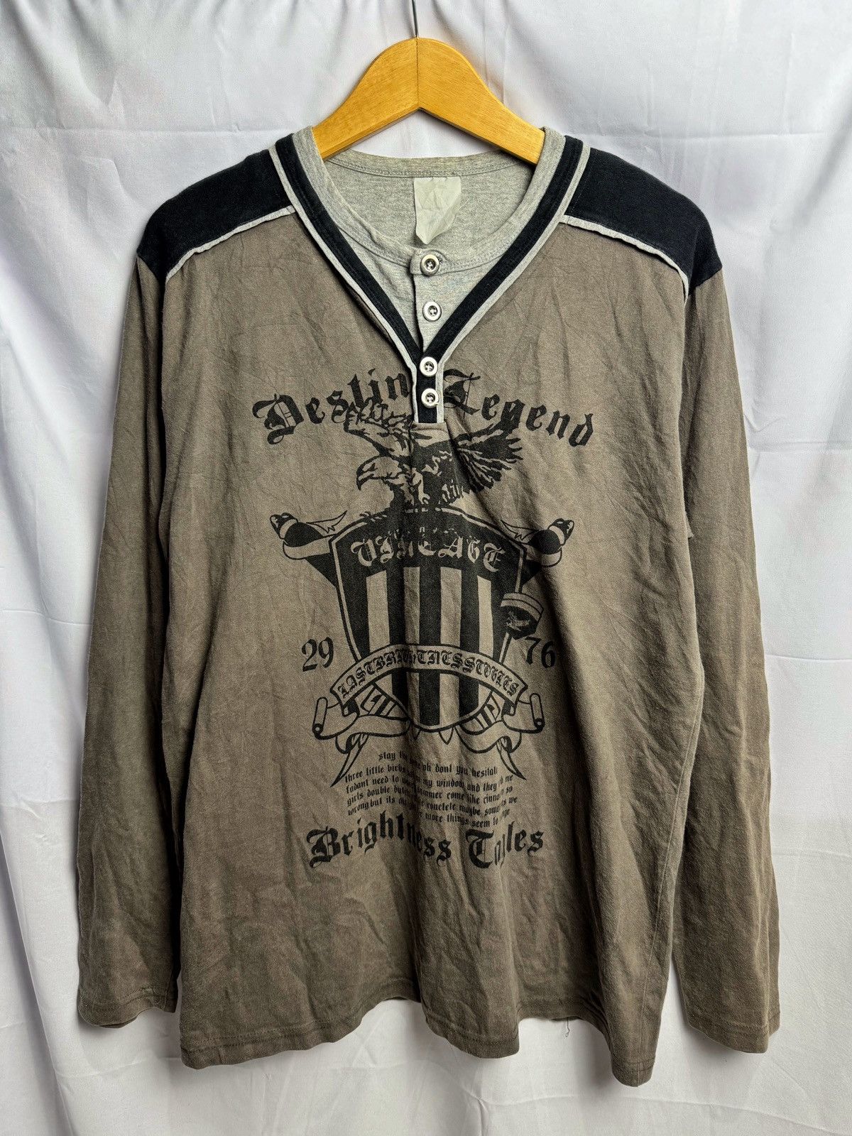 Japanese Eagle Poem Long Sleeve Ifsixwasnine lgb style