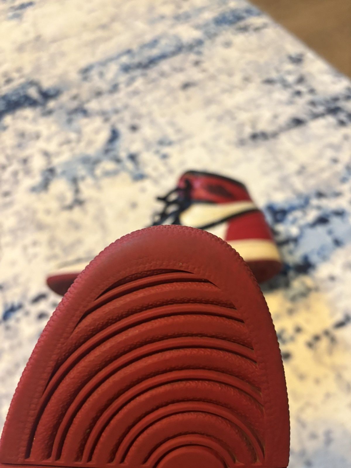 Jordan Brand Air Jordan 1 High - Bred Toe Size US 11 / EU 44 - 5 Thumbnail