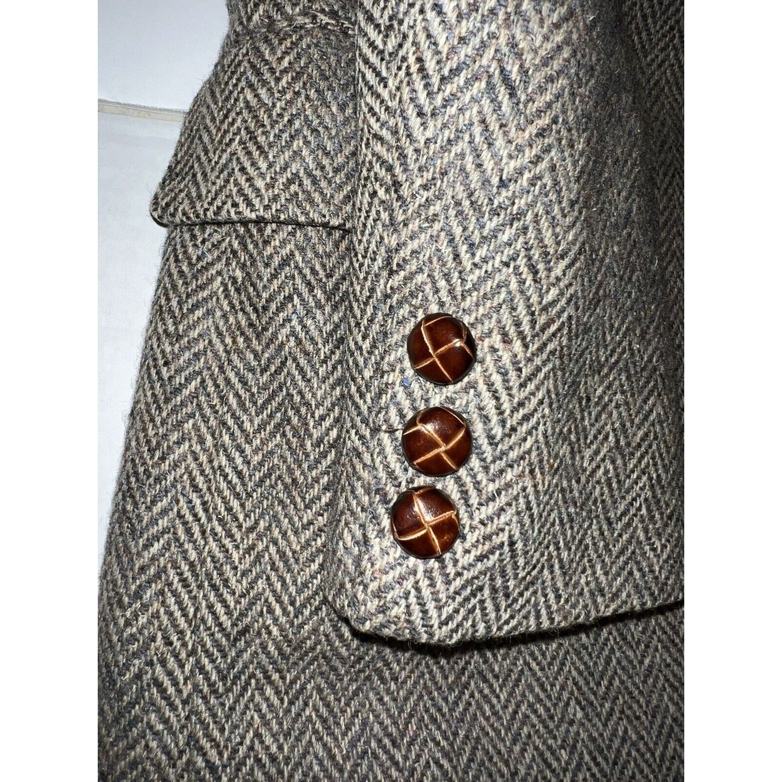 The Unbranded Brand Vintage Wool Blazer Made by American Craftsman For Gairs Size 34S - 2 Thumbnail