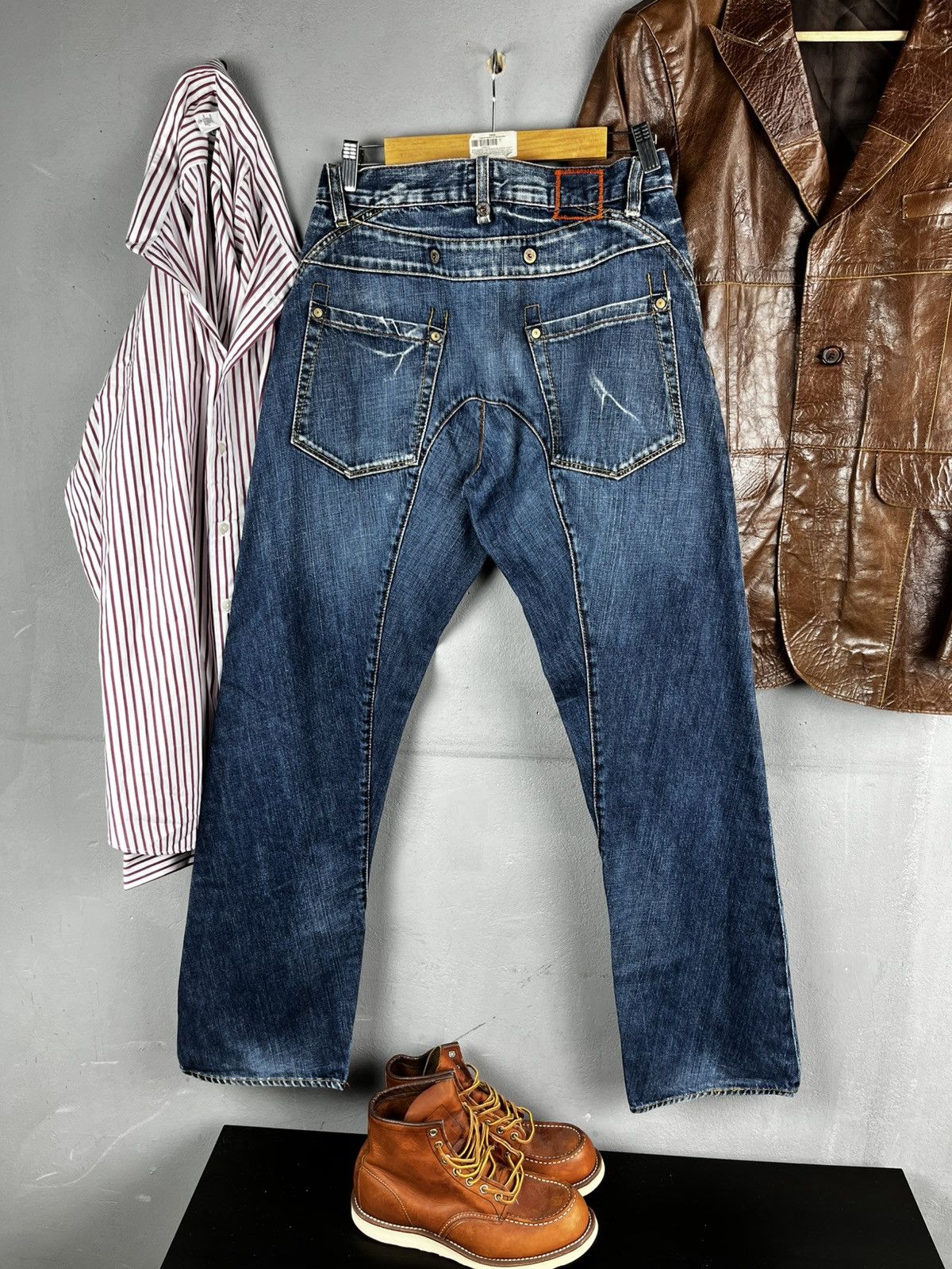 Hugo Boss Hugo Boss denim pants vintage Size US 31 - 11 Thumbnail