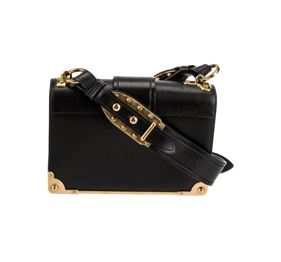 Prada City Calf Leather Cahier Evening Bag Size ONE SIZE - 4 Thumbnail