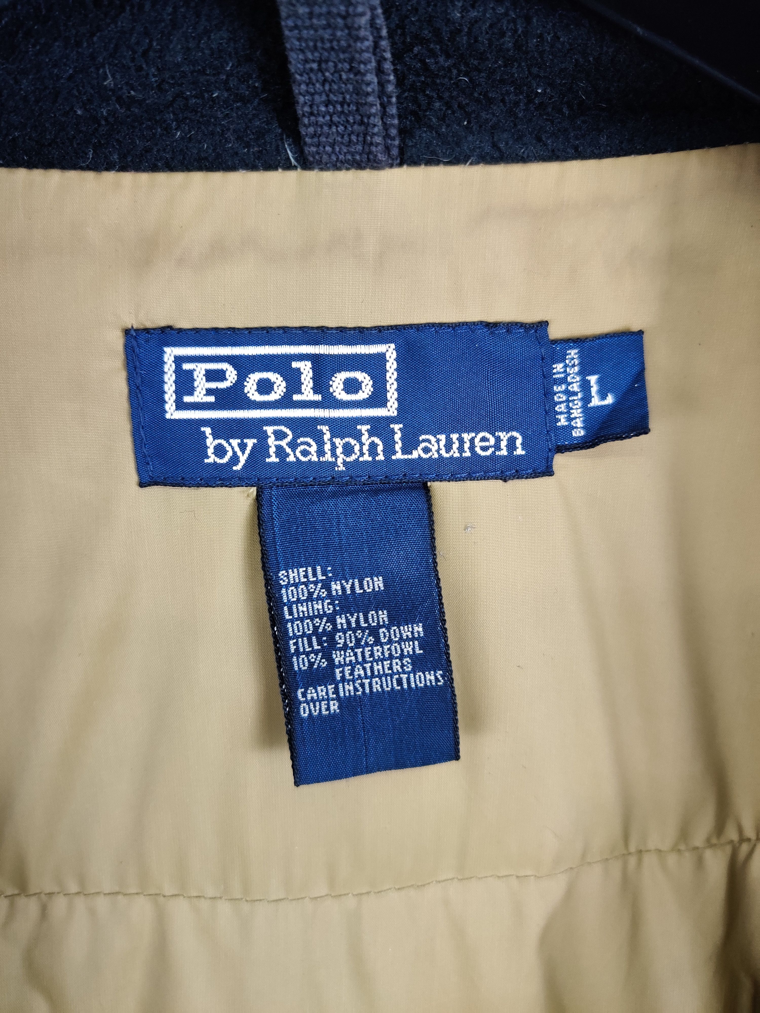 Polo Ralph Lauren Vintage 90s Polo Ralph Lauren Down Puffer Light Green Jacket Size US L / EU 52-54 / 3 - 8 Thumbnail