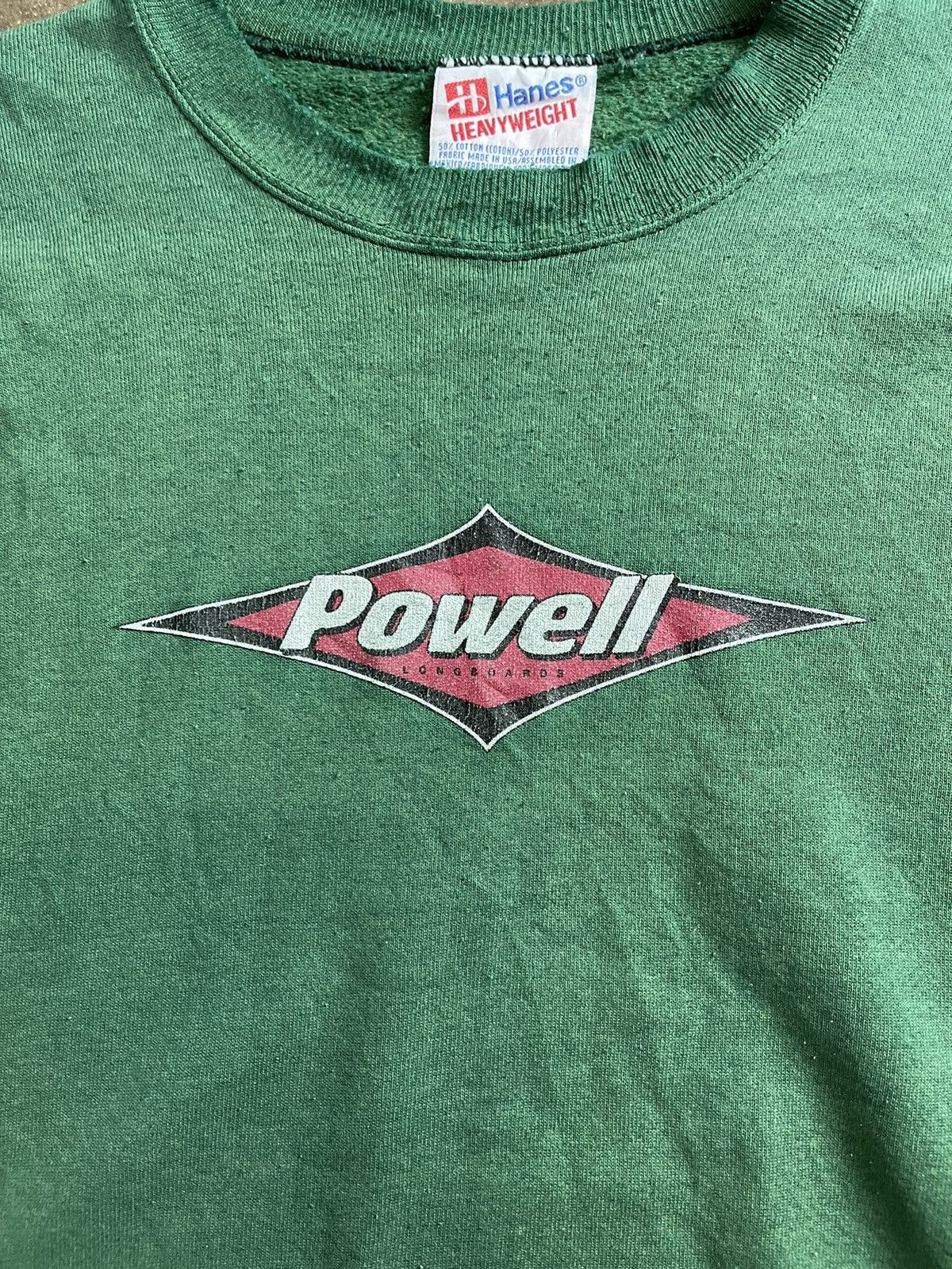 Powell Peralta × Welcome Skateboards Vintage Powell Long boards sweatshirt rare📸 Size US L / EU 52-54 / 3 - 5 Thumbnail