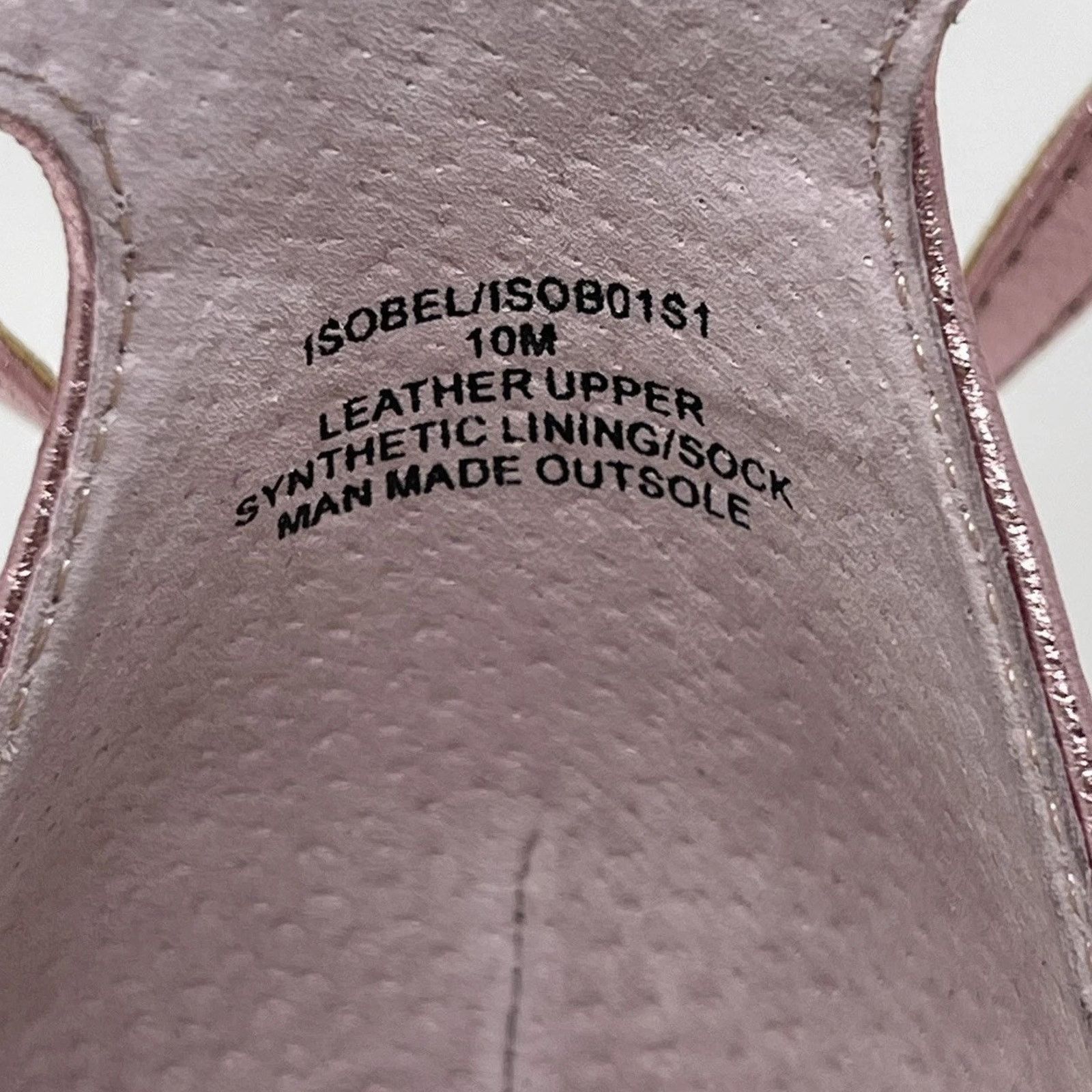 Steve Madden Steven Madden Isobel Sandals 10M Pink Metallic Clear Wedge Size US 10 / IT 40 - 3 Thumbnail