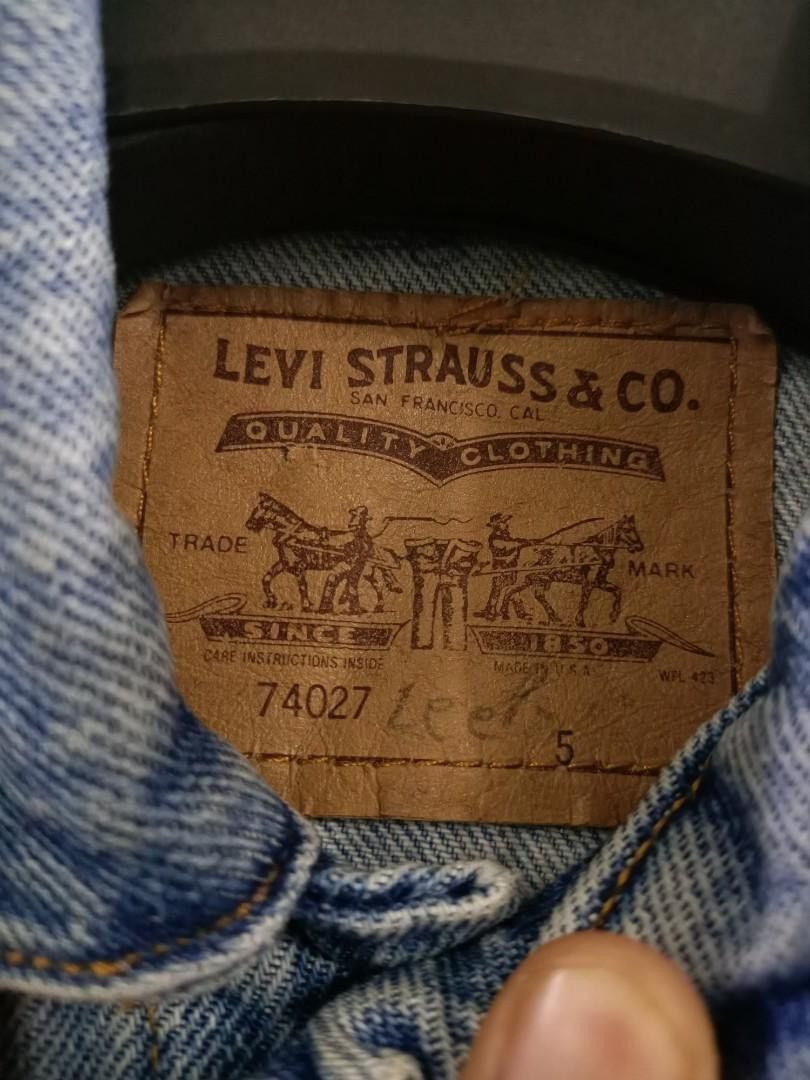 Levi's Vintage 80s Levi’s Little Orange Tab Jacket – Made in USA Size US XXS / EU 40 - 7 Thumbnail