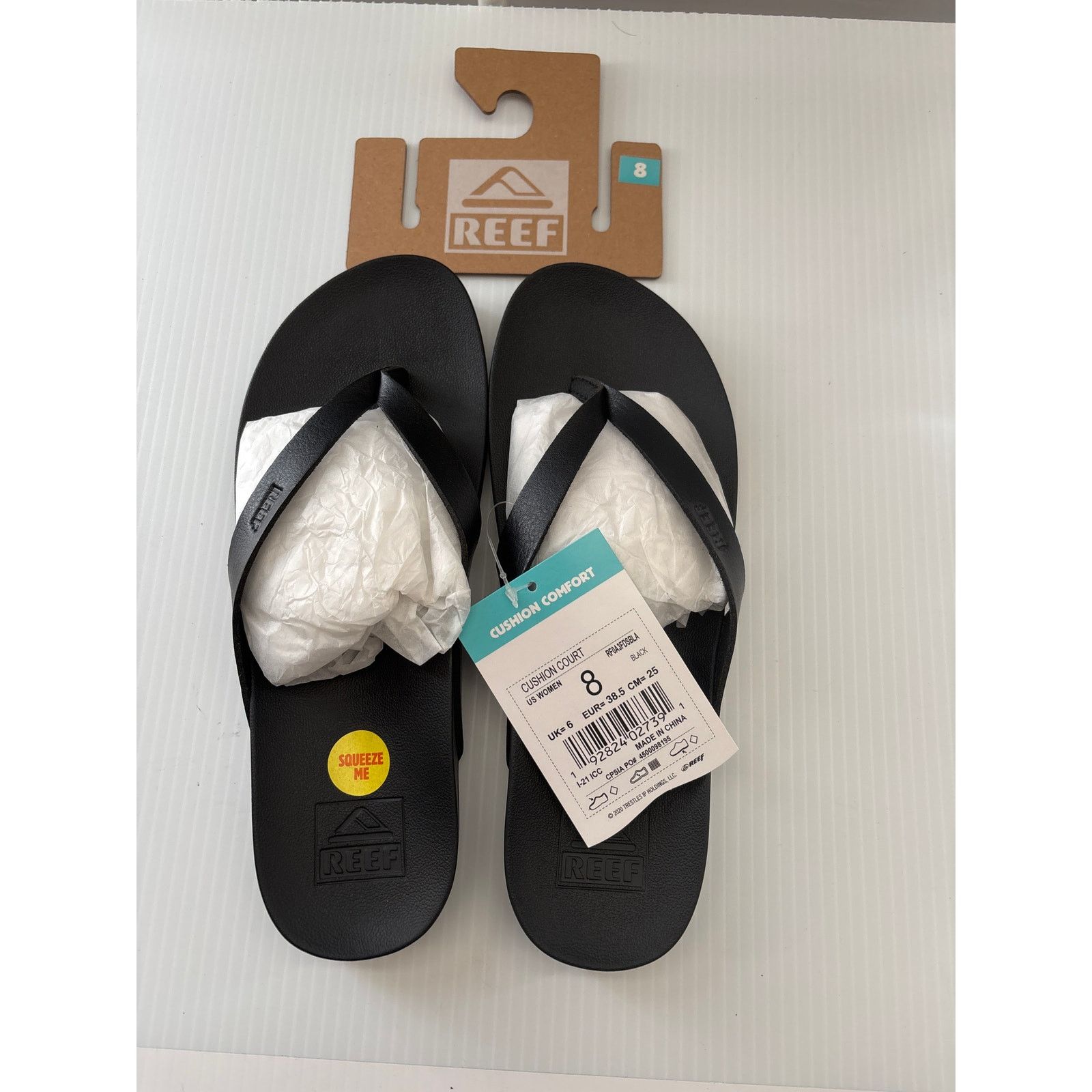 REEF Reef Womens "Cushion Court" Thong Beach Sandals Size 8 Size US 8 / IT 38 - 1 Thumbnail