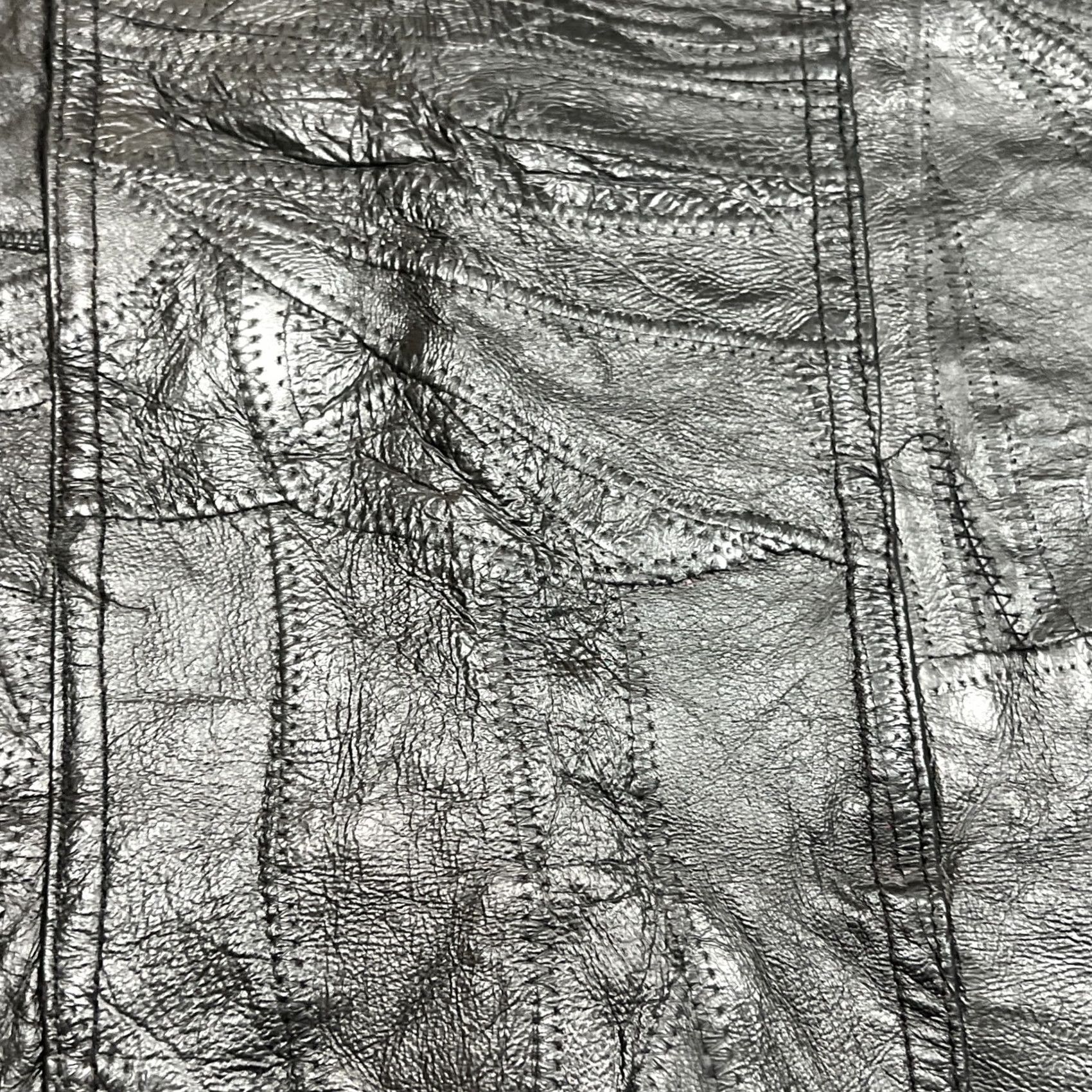 Vintage VINTAGE Navarre Genuine Leather Vest Black Men Medium Italian Stone Design Biker Size US M / EU 48-50 / 2 - 6 Thumbnail