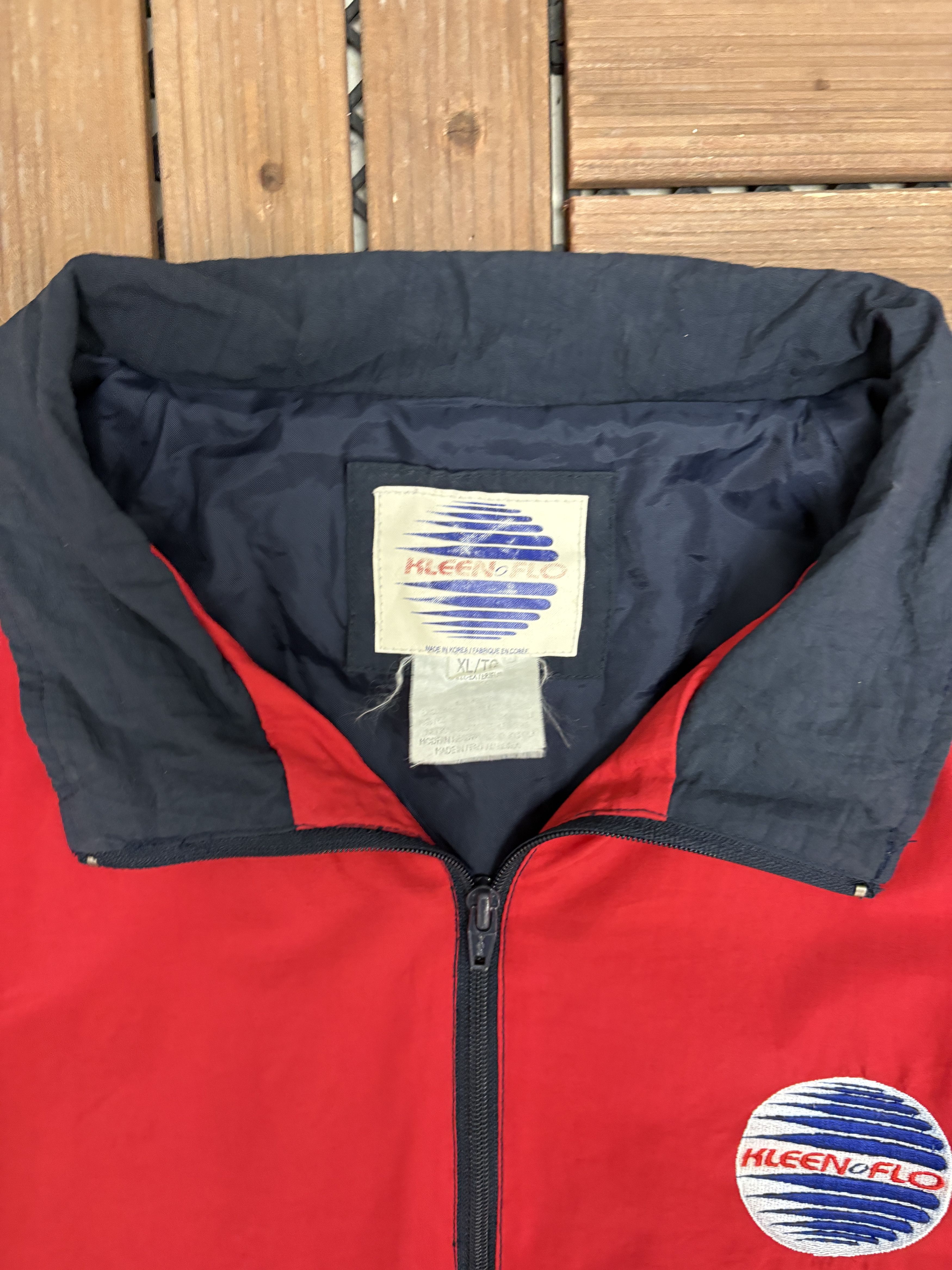 Vintage Kleen Flo Racing Embroidered Vintage Windbreaker Jacket Size US XL / EU 56 / 4 - 6 Thumbnail