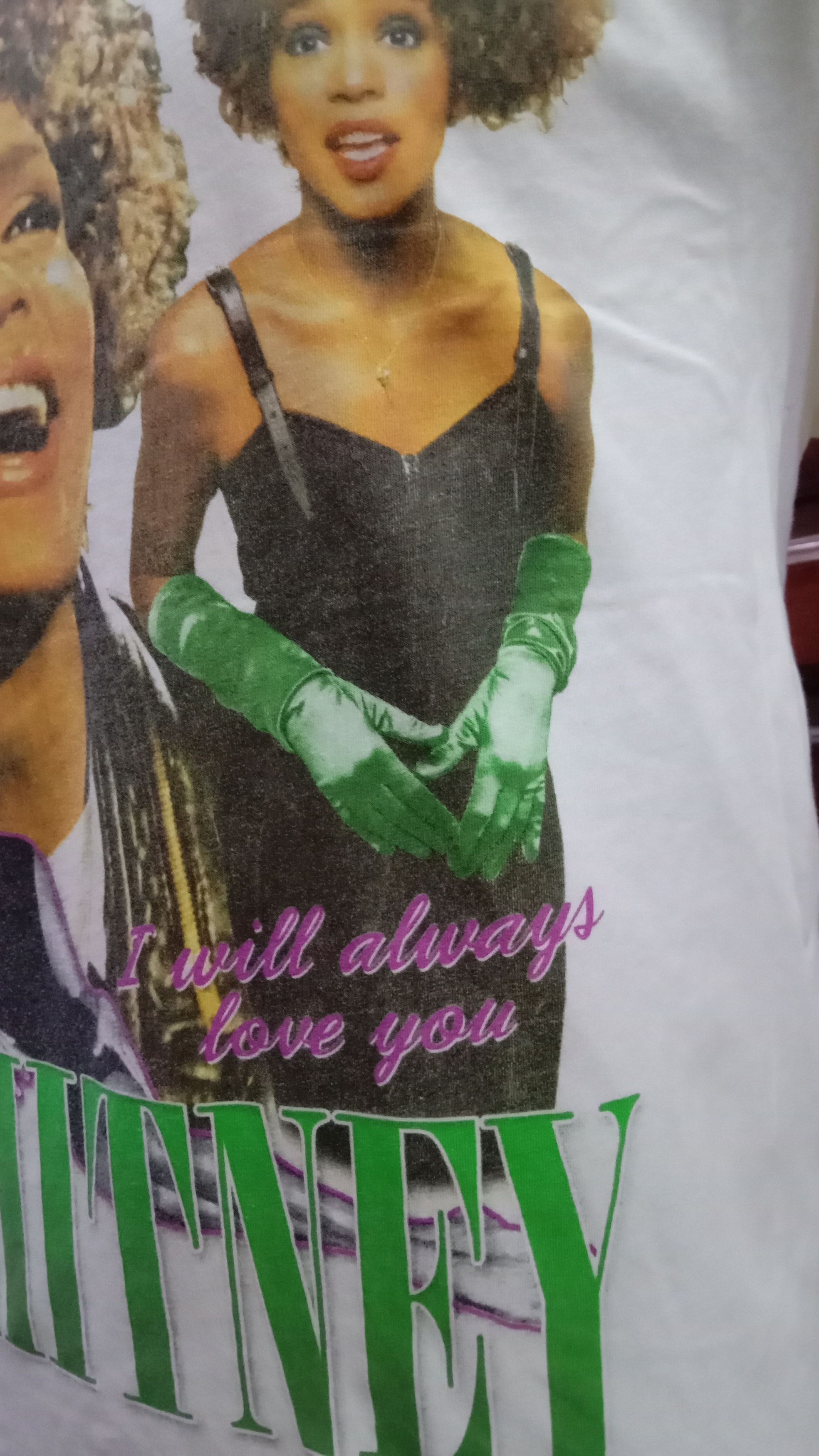 Band Tees Whitney Houston x H&M Size US L / EU 52-54 / 3 - 4 Thumbnail