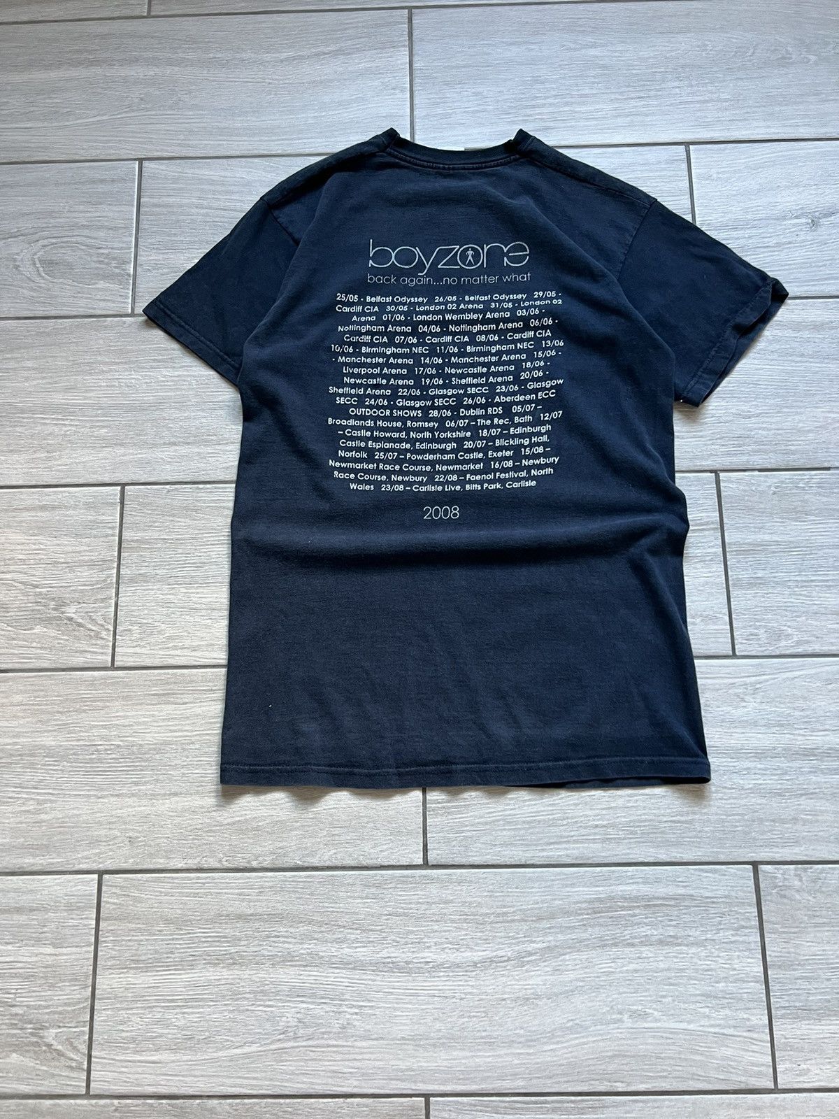 Band Tees Vintage Y2K Boyzone T-Shirt Live By Request Tour Tee Size US S / EU 44-46 / 1 - 8 Thumbnail