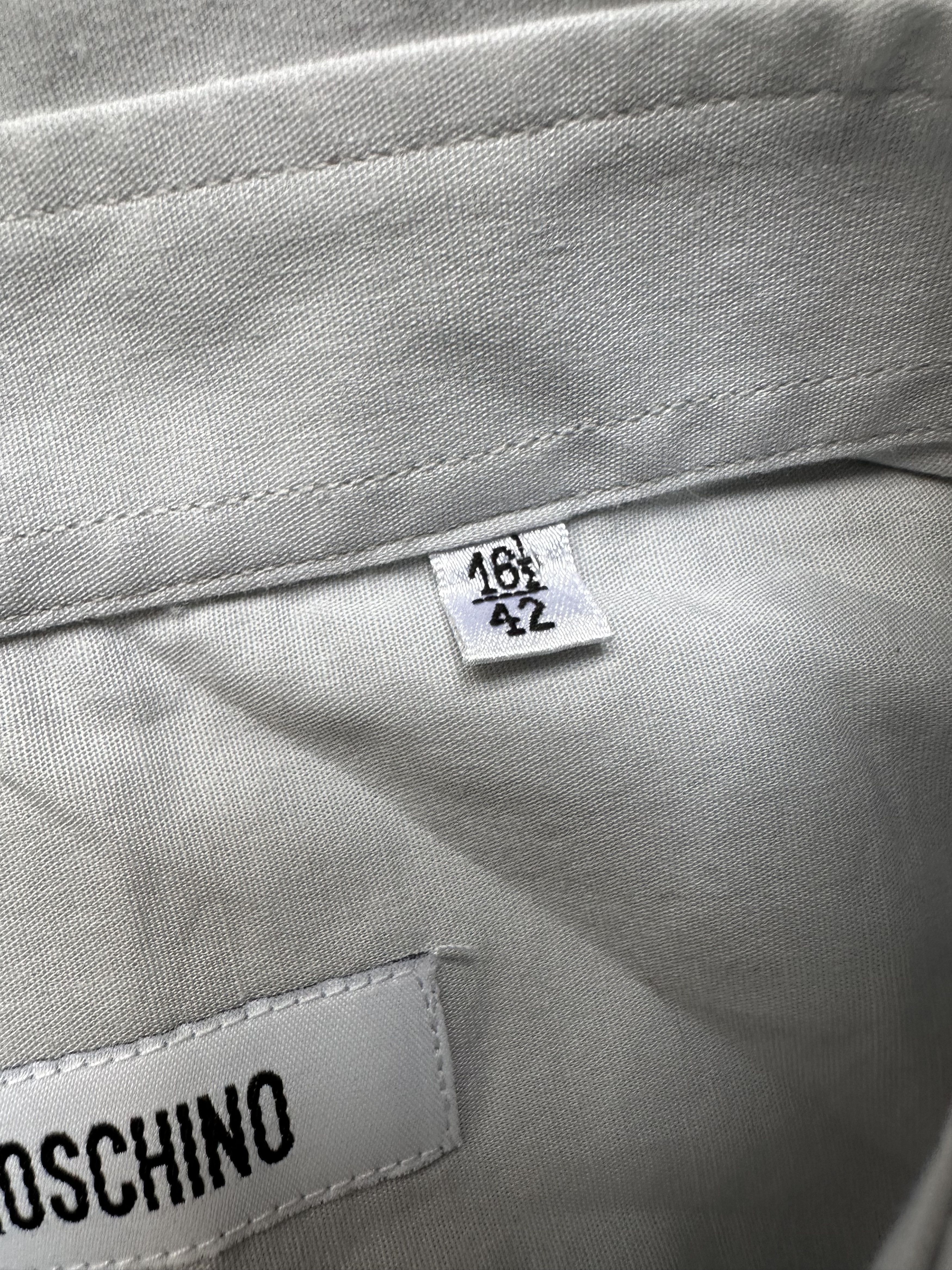 Moschino Moschino shirt Size US L / EU 52-54 / 3 - 5 Thumbnail