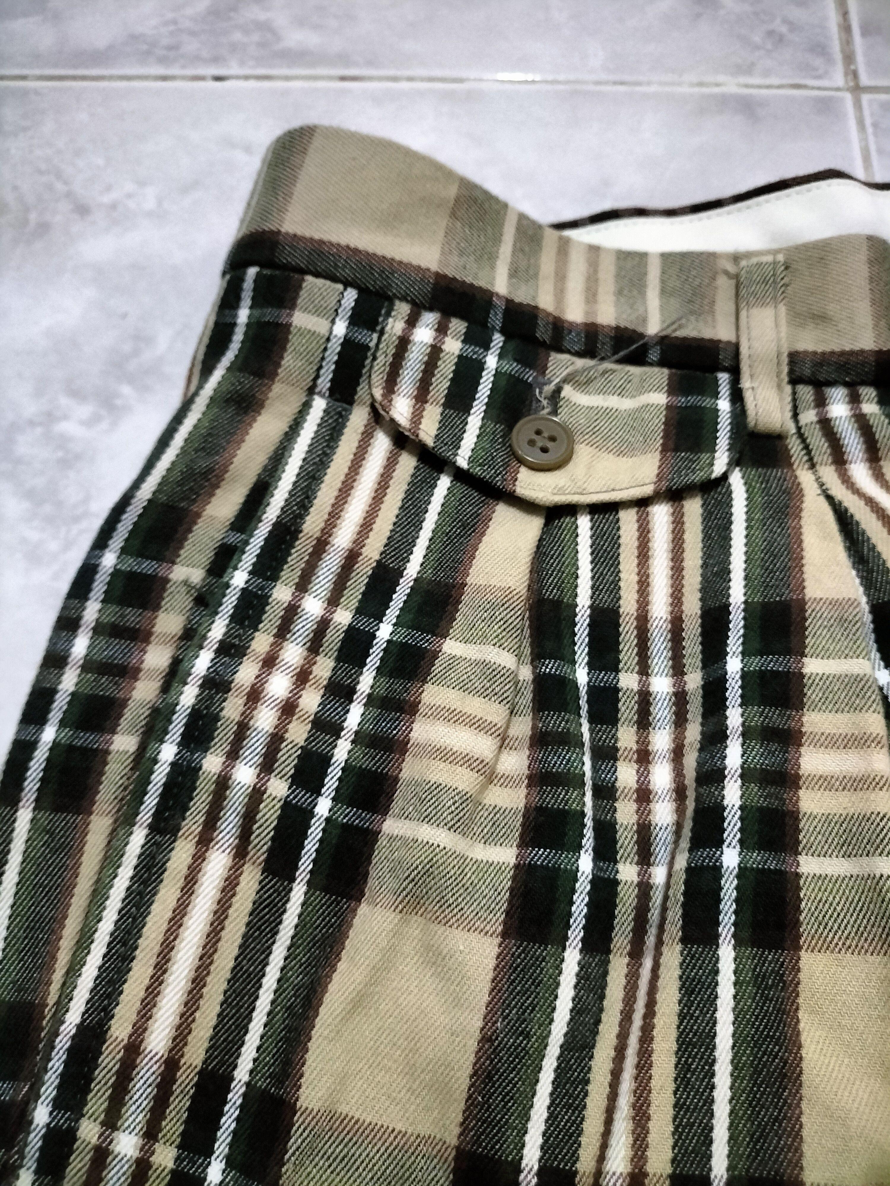 Chaps × Ralph Lauren × Vintage Vintage Chaps Ralph Laurent 80s Plaid Classic Checkered Size US 32 / EU 48 - 3 Thumbnail