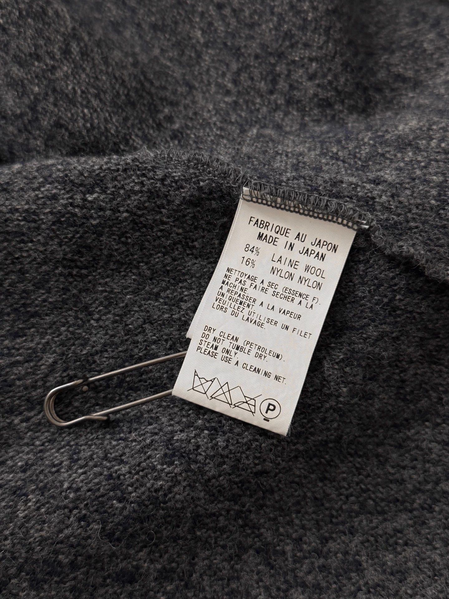 Y's Yohji Yamamoto Y's Deformed Cardigan GrayNavy Size 2 Size M / US 6-8 / IT 42-44 - 9 Thumbnail