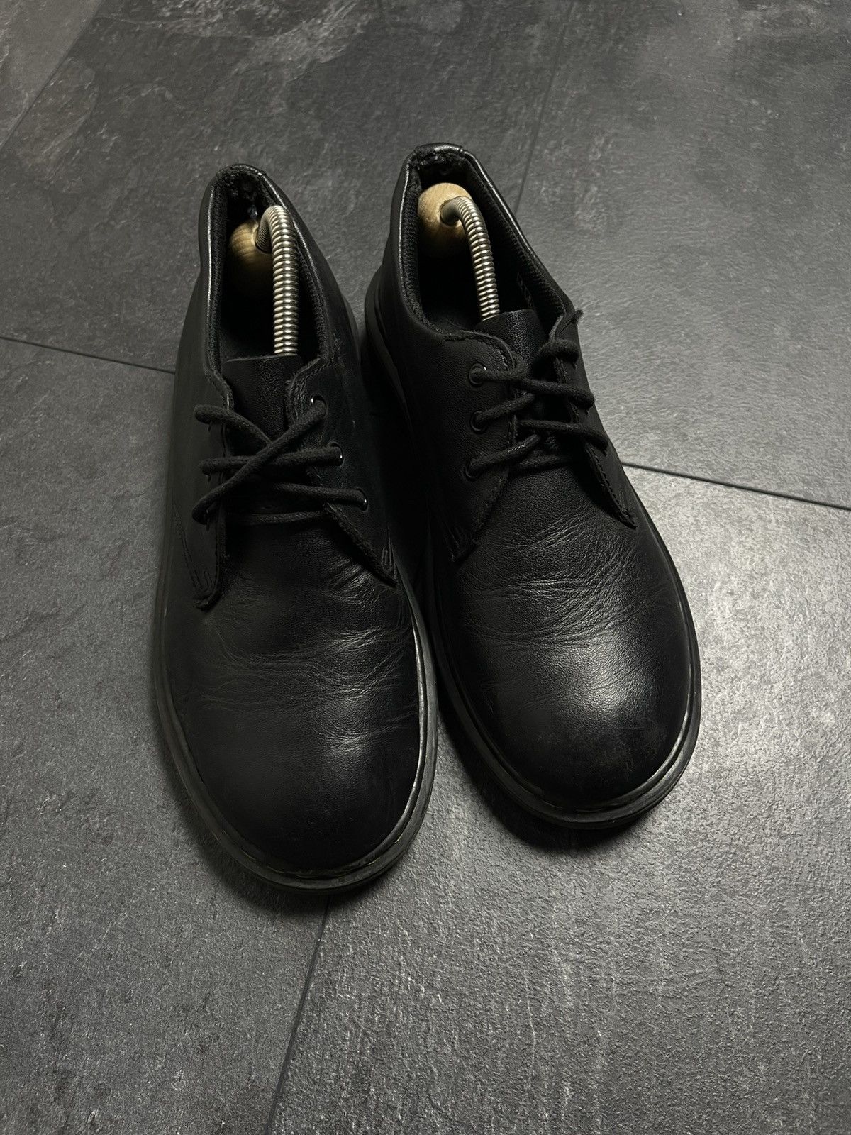 Dr. Martens × Vintage Dr Martens Oxford Shoes Black 1461 Smooth Leather Casual Size US 6 / EU 39 - 4 Thumbnail