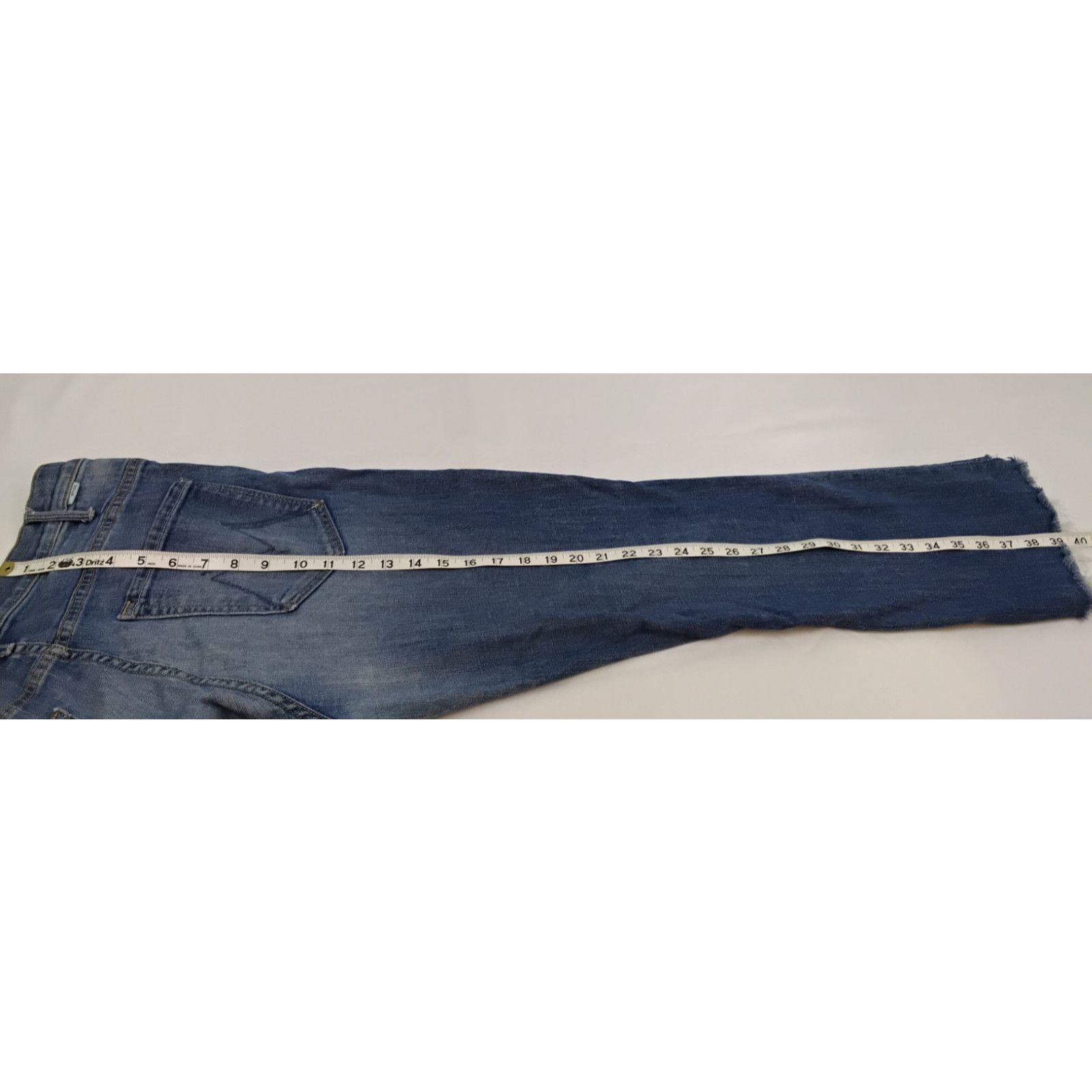 MOTHER Mother Hustler Two Step Jean Women's 27 Lite Wash Ankle Fray Size 27" / US 4 / IT 40 - 18 Thumbnail