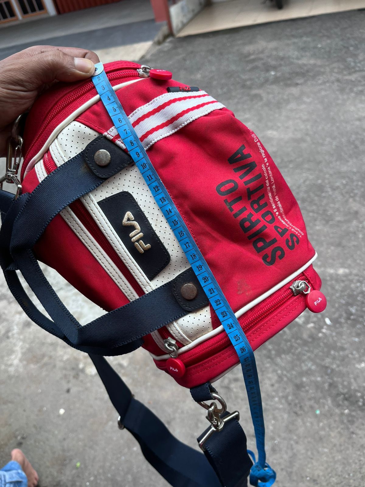 Fila VTG 2007 Fila "Spirito Sportivo" Mini Duffle Sling Bag Y2K Size ONE SIZE - 13 Thumbnail