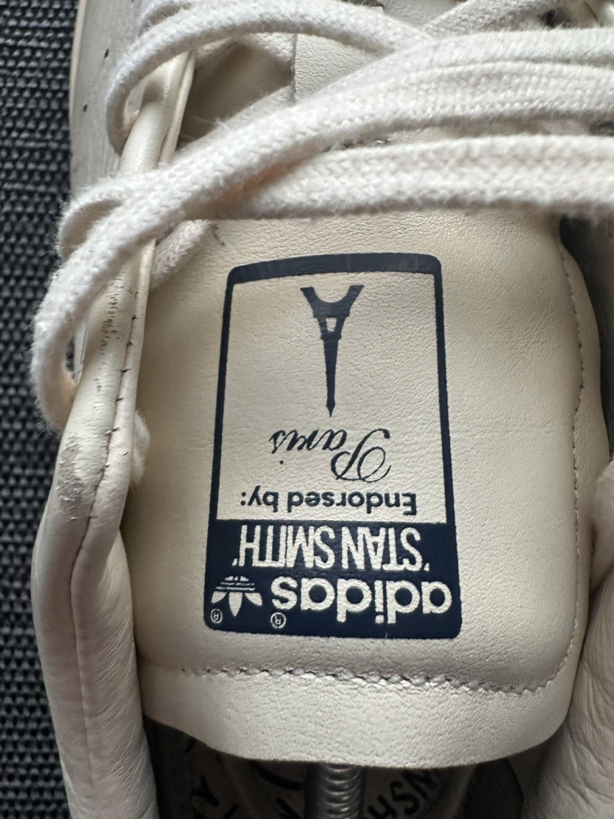 Adidas Stan Smith X Highsnobiety Cream Leather Sneakers in White, Men's (Size 11) — image 6 of 6