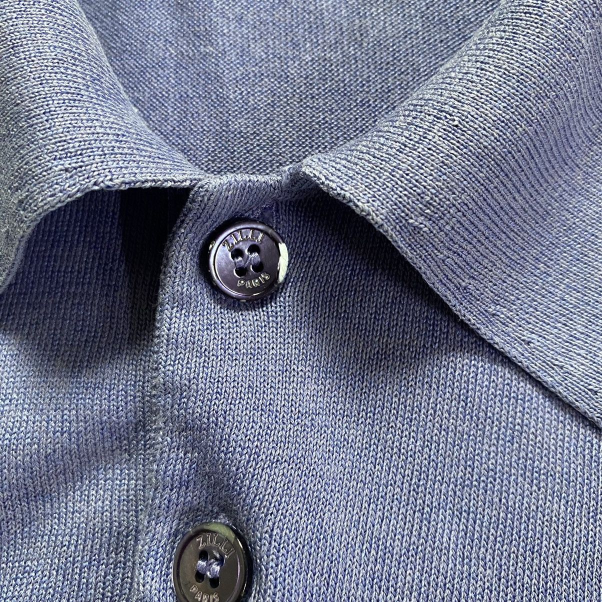 Zilli ZILLI VERY RARE SILK COTTON POLO WITH ALLIGATOR LEATHER Size US L / EU 52-54 / 3 - 5 Thumbnail