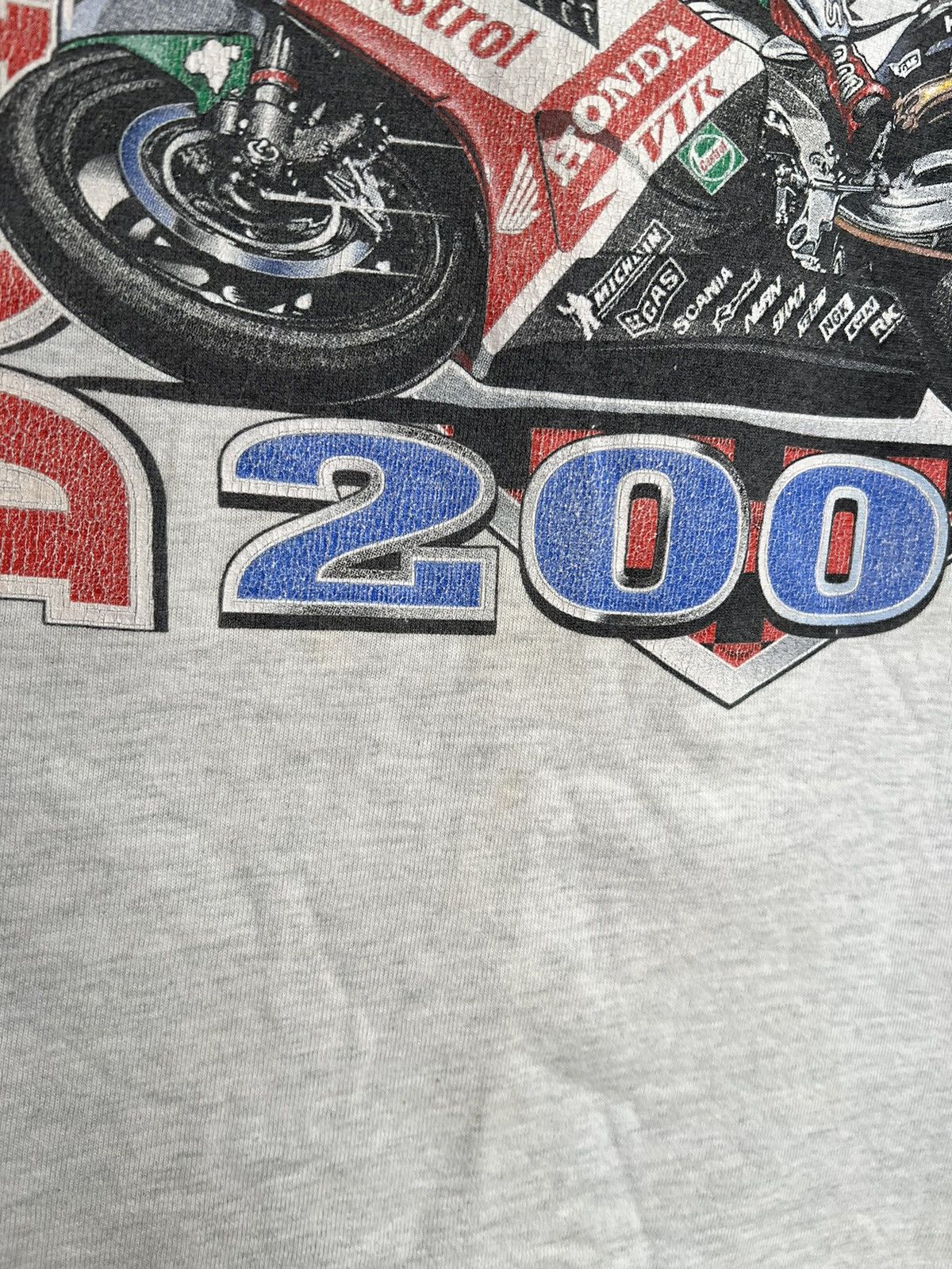 Vintage Vintage 2000 Donington British Grand Prix Moto Racing Honda Size US XL / EU 56 / 4 - 6 Thumbnail