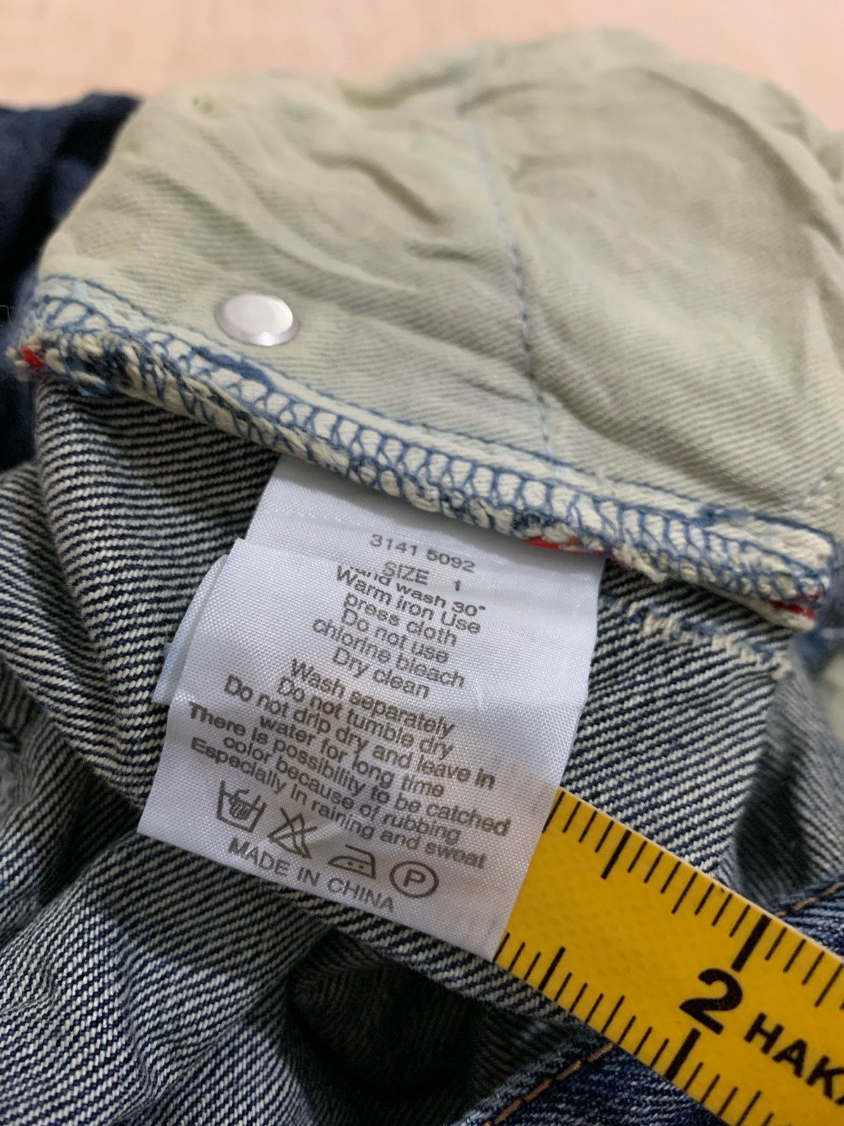 If Six Was Nine × Japanese Brand Distressed Denim Goa Genuine Vintage Denim Jeans Size US 30 / EU 46 - 10 Thumbnail