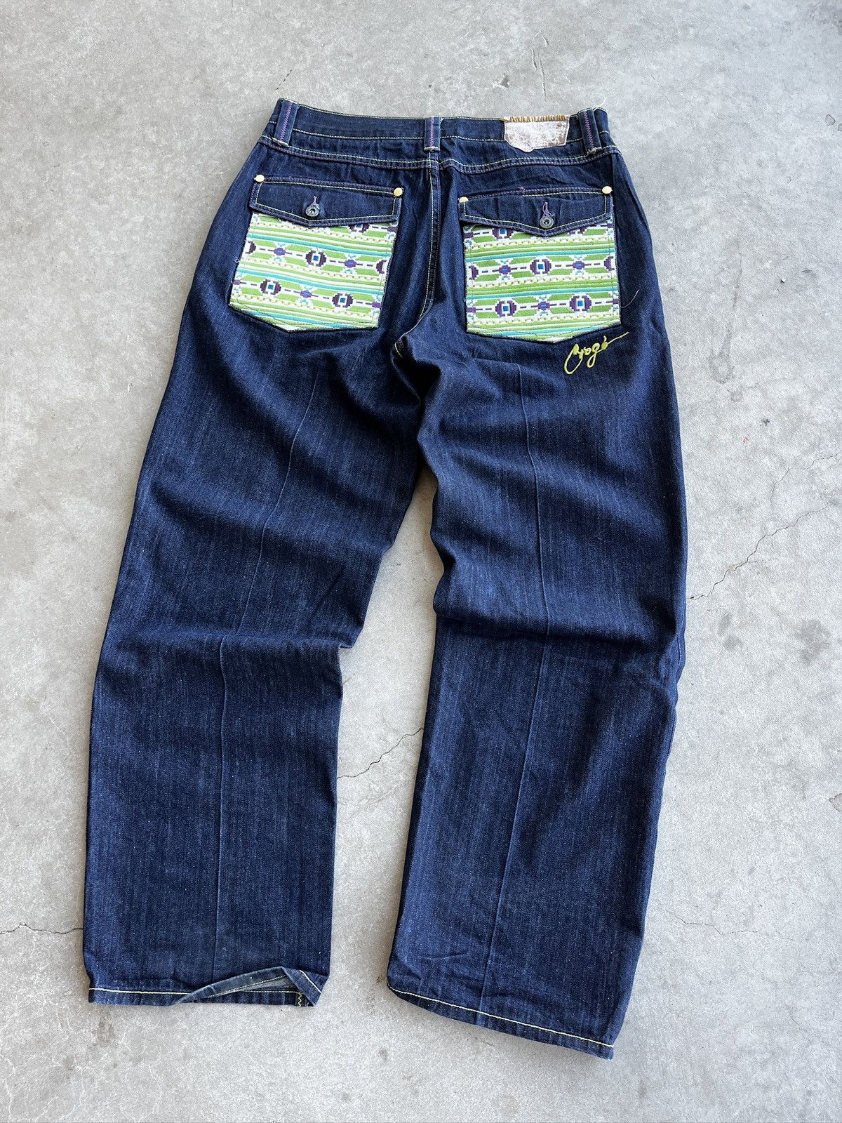 Coogi Vintage 1990s Coogi Embroidered Pocket Jeans (unisex) Size US 36 / EU 52 - 1 Thumbnail