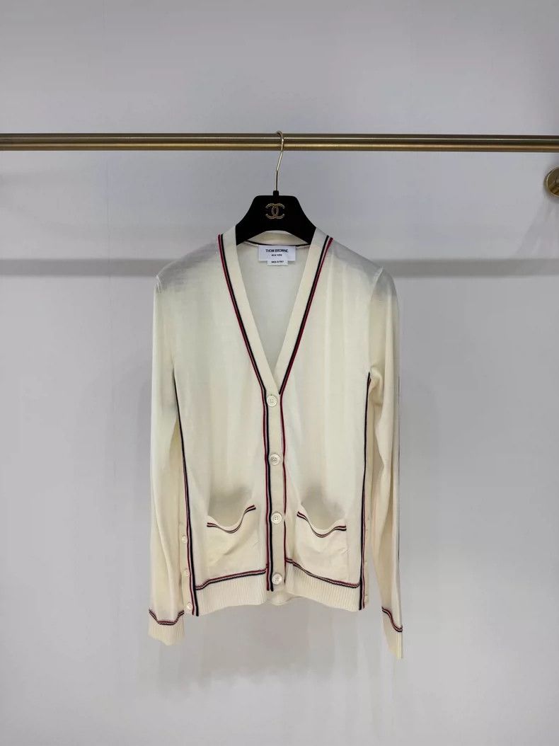 Thom Browne Thom Browne Thin wool sweater Size US XXS / EU 40 - 1 Thumbnail