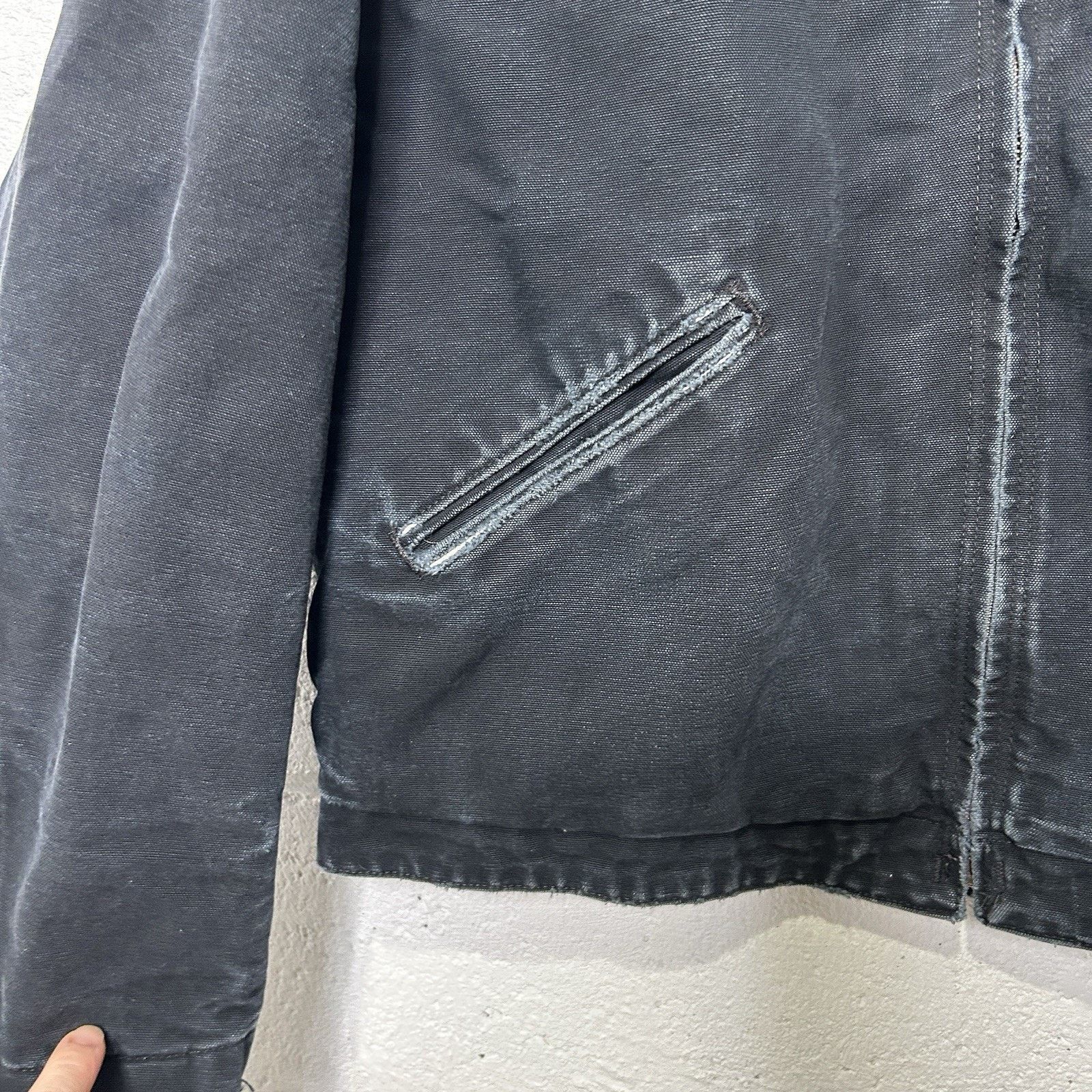 Carhartt Vintage Carhartt Blanketed Detroit Jacket “Black” Leupold Size US L / EU 52-54 / 3 - 5 Thumbnail