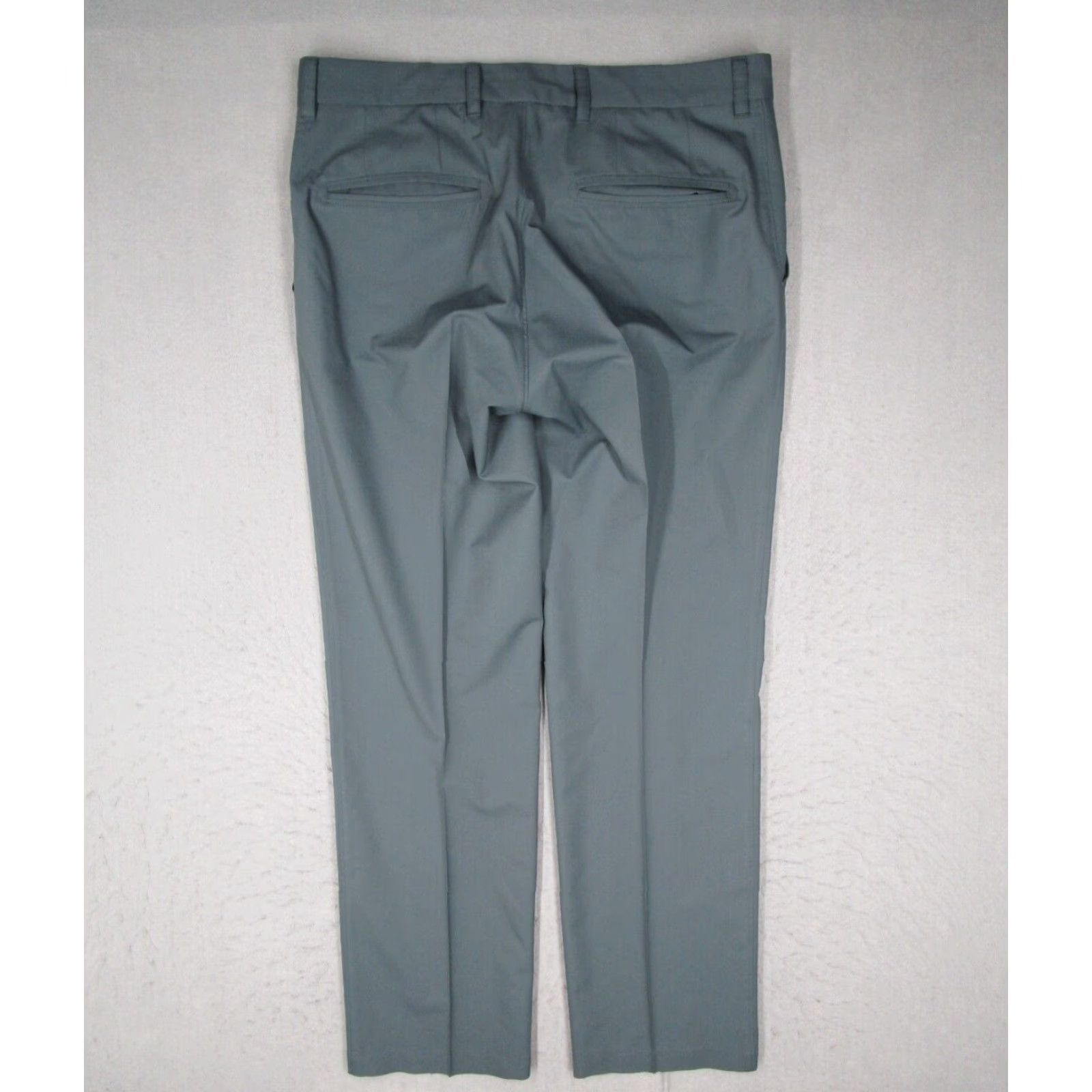 J.Lindeberg J. Lindeberg Pants Mens 34 Green Troon Micro Twill Golf Chinos 34x32 Regular Flat Front 5-Pocket Logo Lightweight Comfortable Size US 34 / EU 50 - 7 Thumbnail
