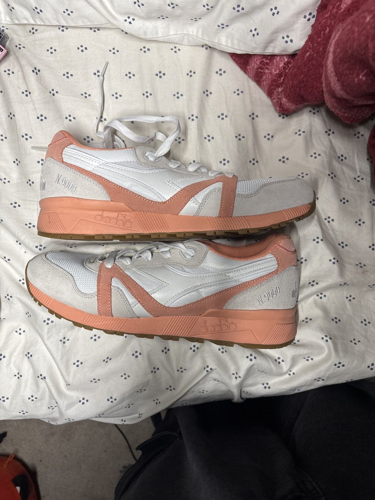 Diadora Diadora N9000 III Lace-Up White Synthetic Mens Trainers Size US 10.5 / EU 43-44 - 1 Thumbnail